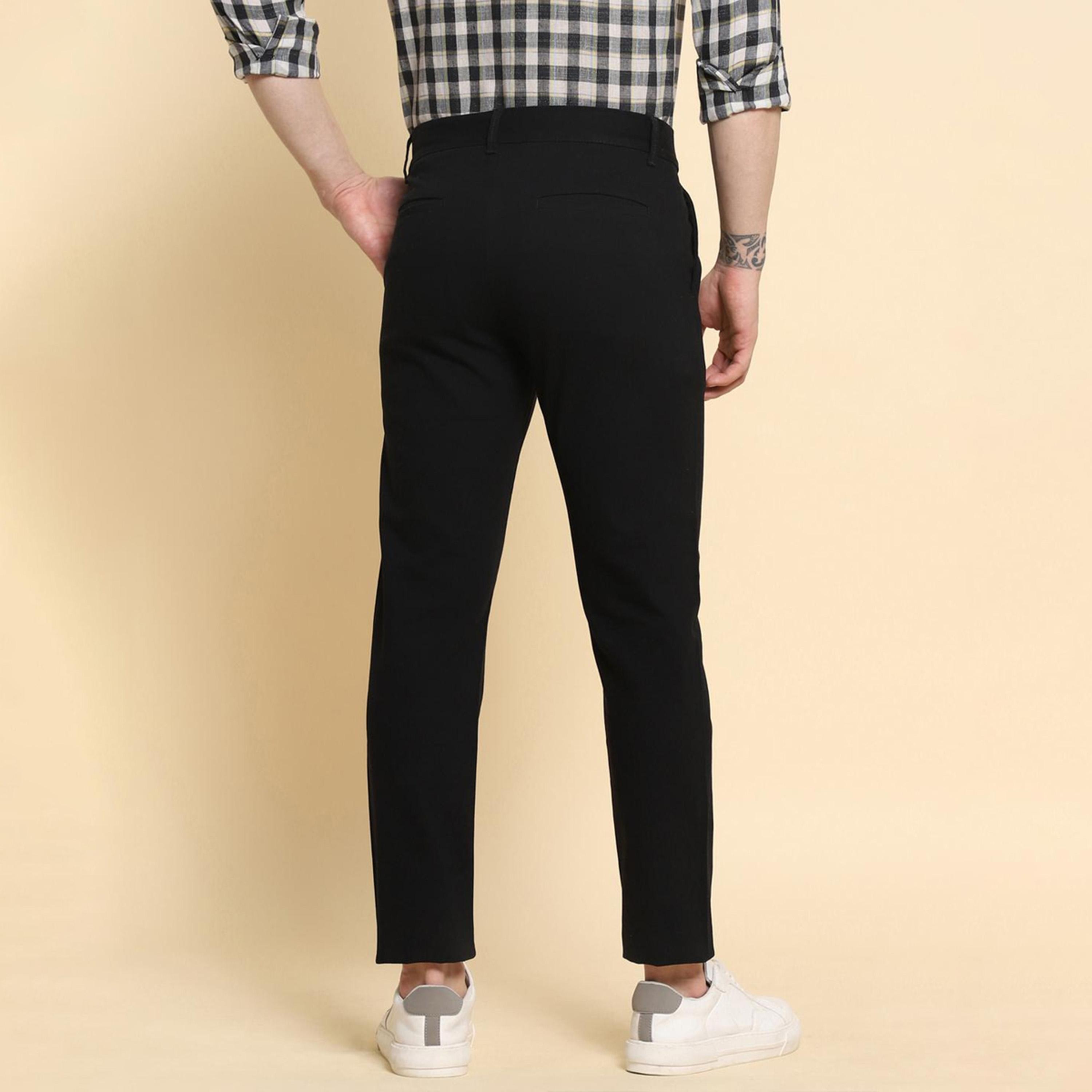دينيس لينغو× ستايلي-  بنطال تشينو مريح متوسط ​​الارتفاع قطن خالص بقصة ضيقة-men-clothing-bottoms-trousersandchinos-trousers-image-5