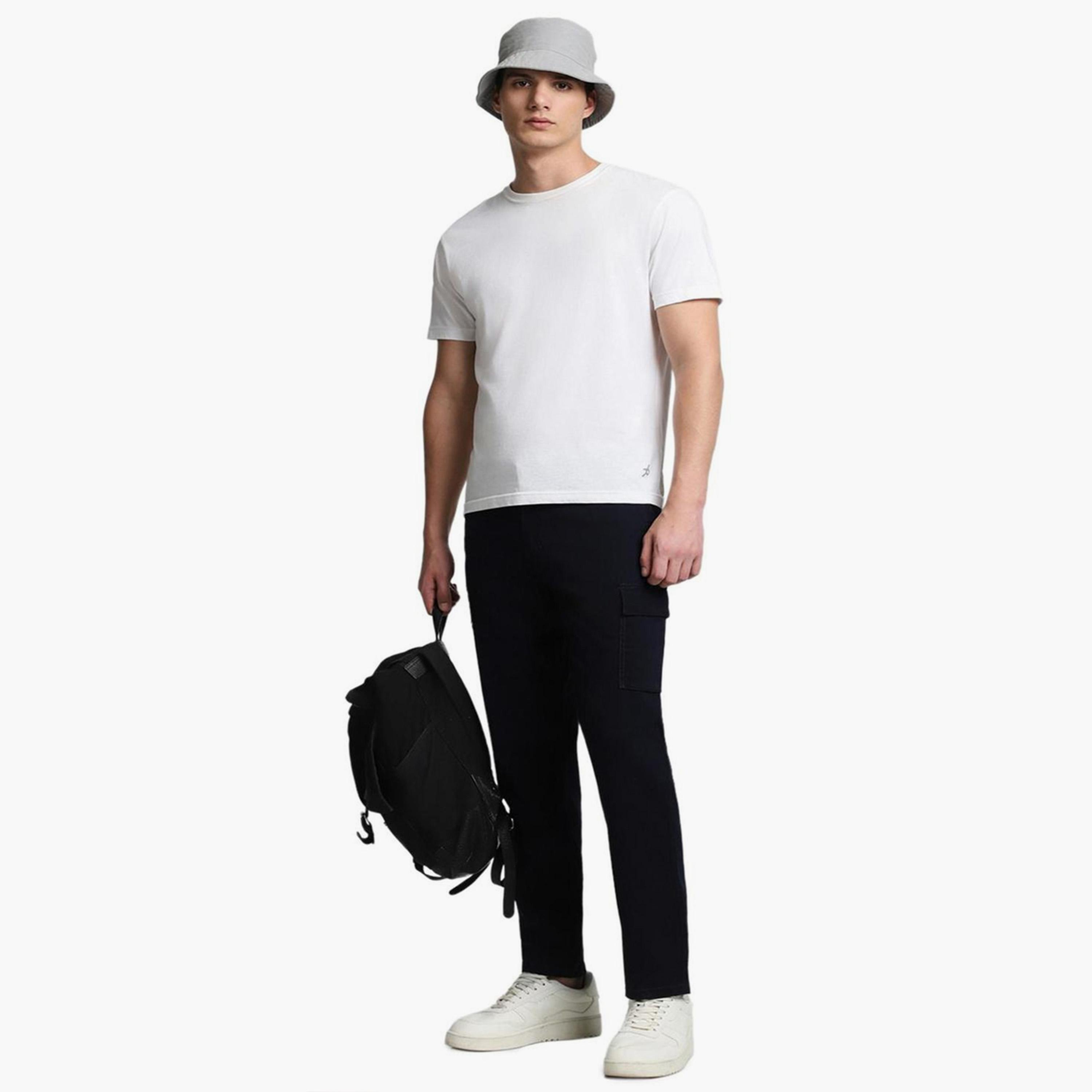 دينيس لينغو× ستايلي-  بنطال كارغو ملائم لشكل الجسم بدون من التجاعيد-men-clothing-bottoms-trousersandchinos-trousers-image-1