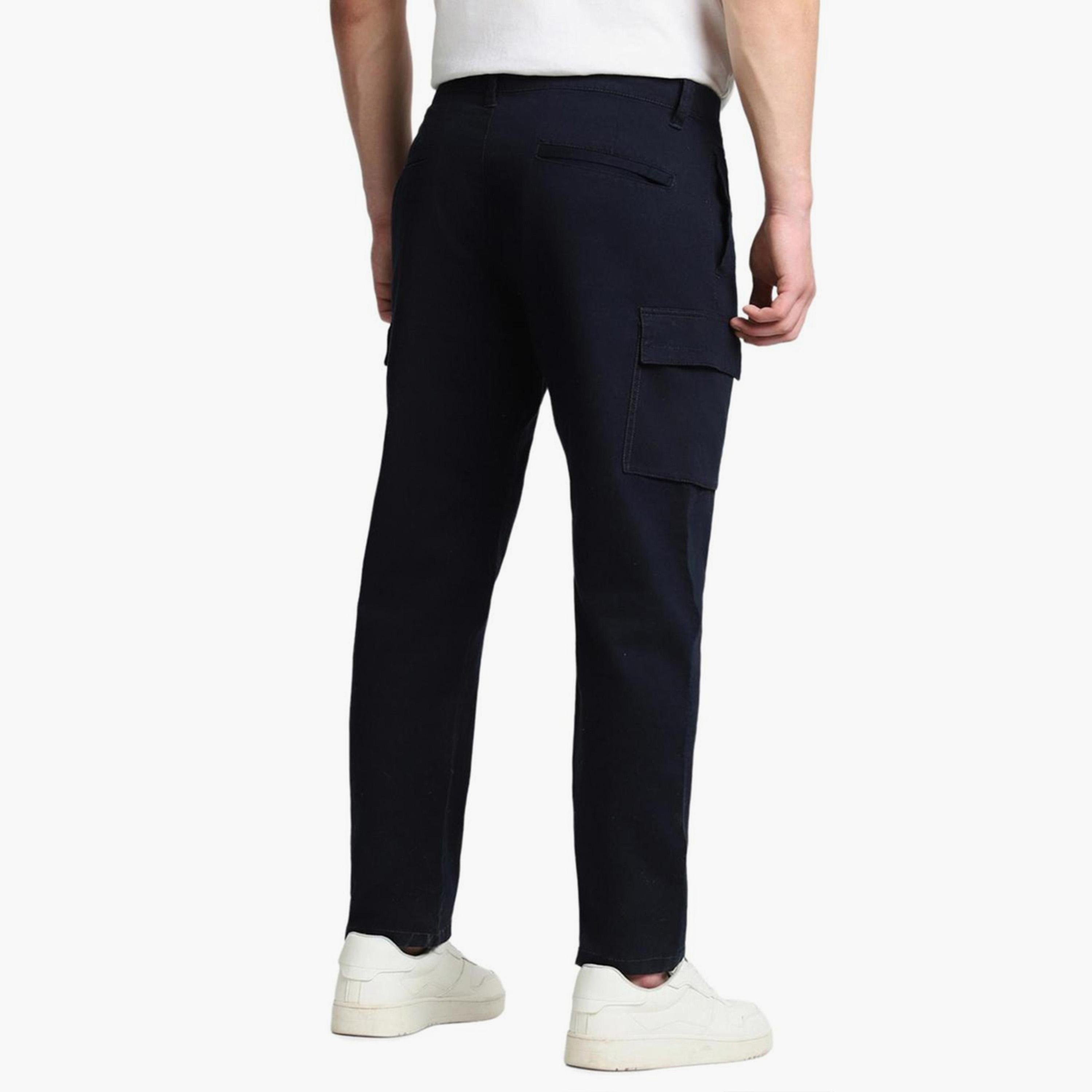 دينيس لينغو× ستايلي-  بنطال كارغو ملائم لشكل الجسم بدون من التجاعيد-men-clothing-bottoms-trousersandchinos-trousers-image-4