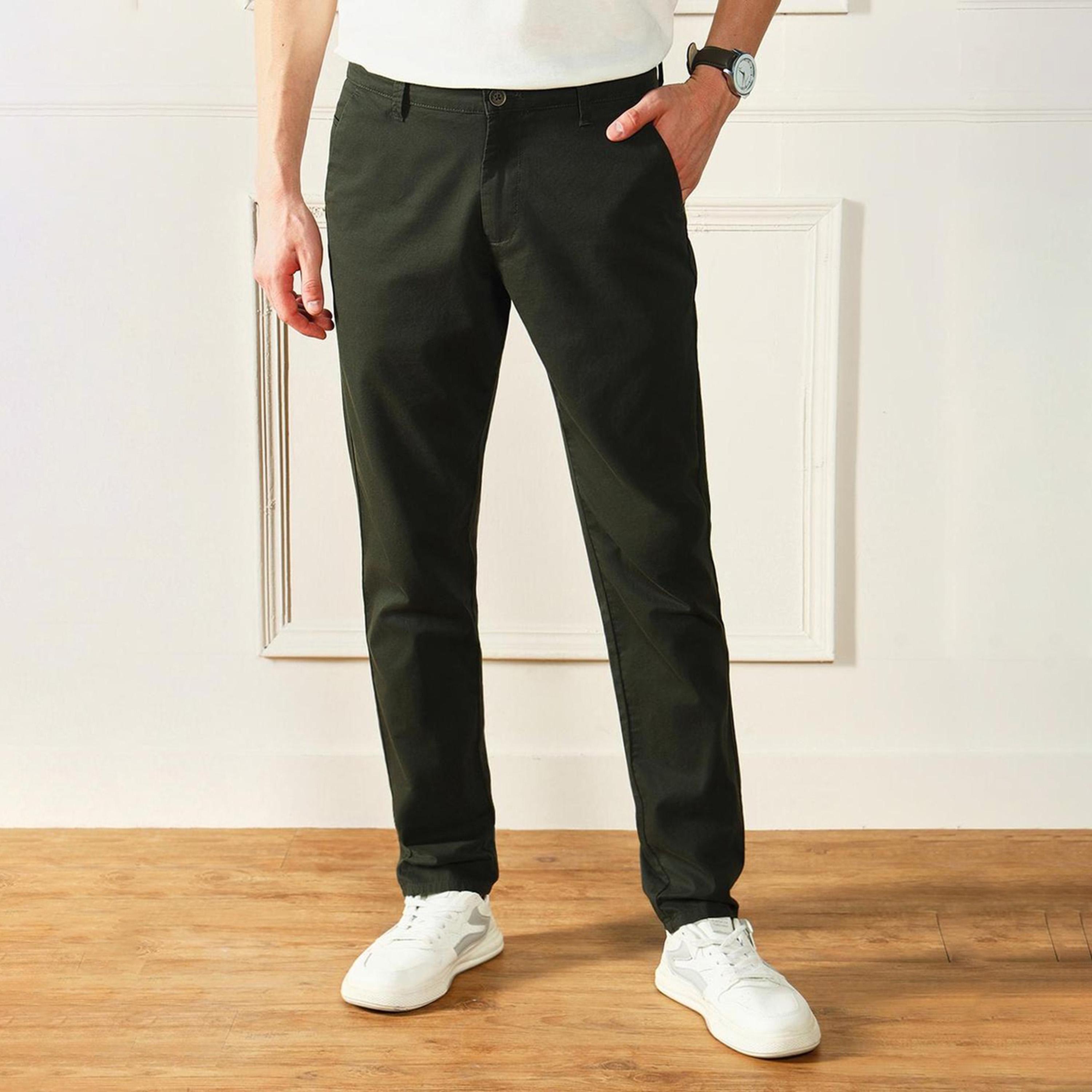 Dennis Lingo X Styli Cotton Slim Fit Trousers-men-clothing-bottoms-trousersandchinos-trousers-image-1