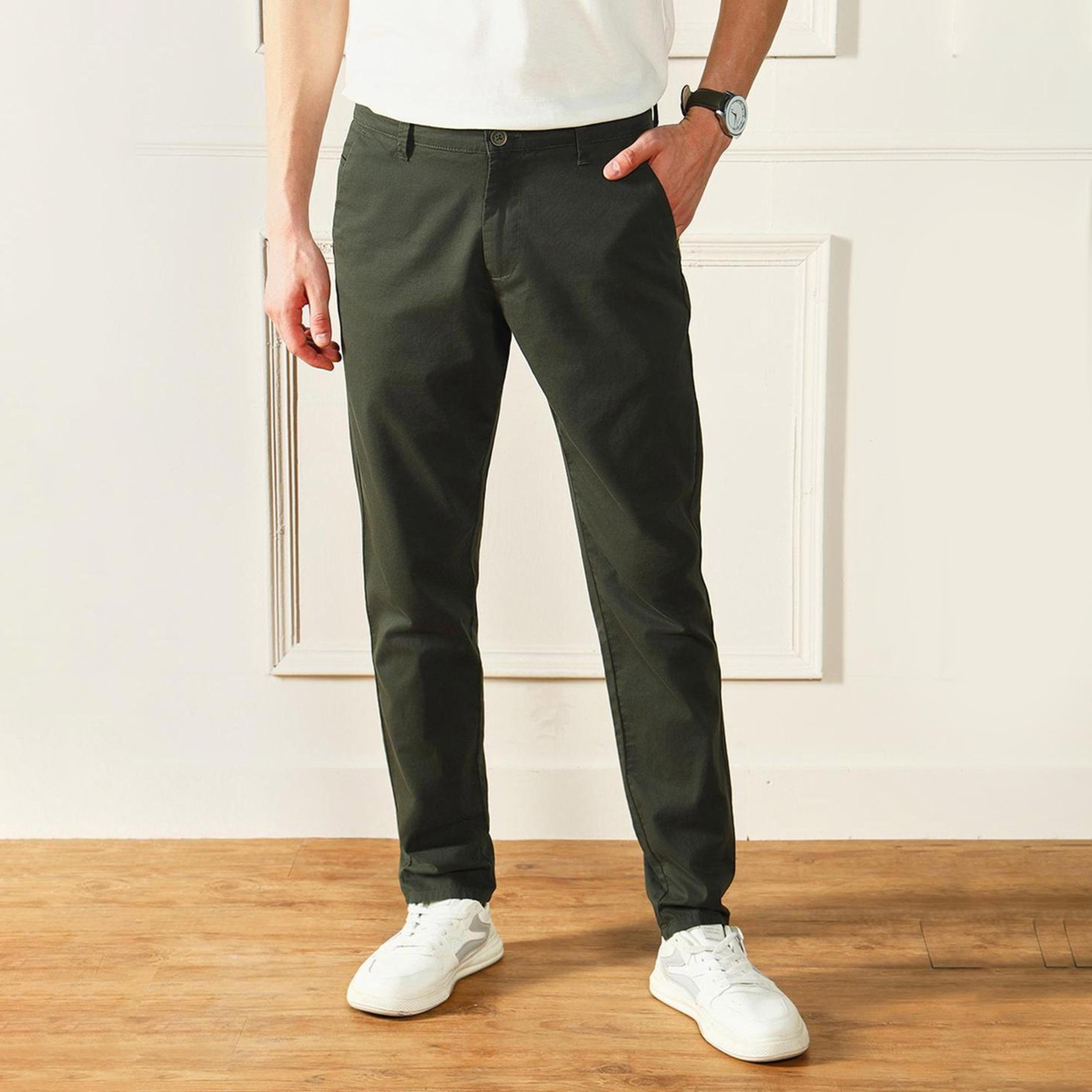 Dennis Lingo X Styli Cotton Slim Fit Trousers-men-clothing-bottoms-trousersandchinos-trousers-image-2