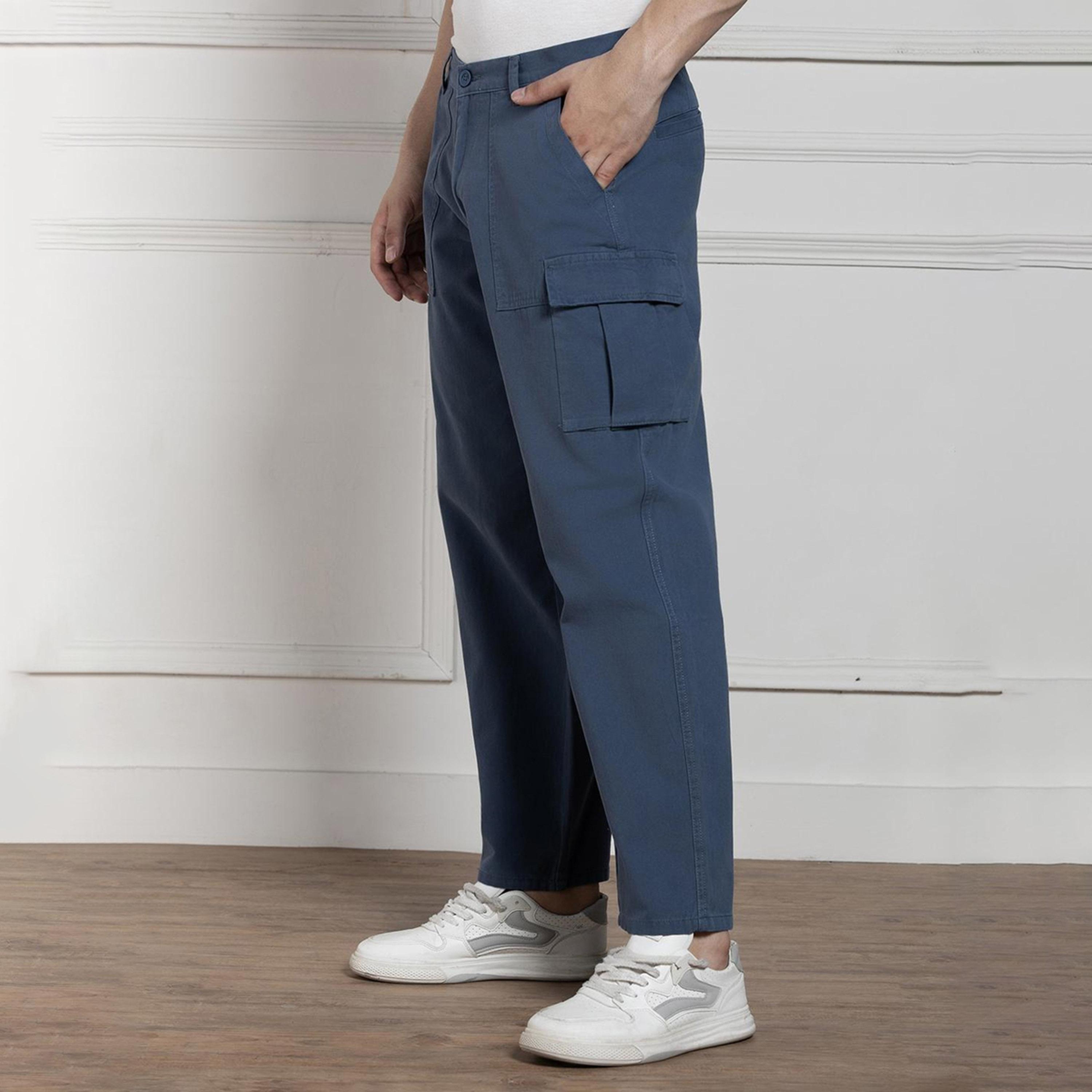 دينيس لينغو× ستايلي-  بنطال كارغو فضفاض-men-clothing-bottoms-trousersandchinos-trousers-image-2