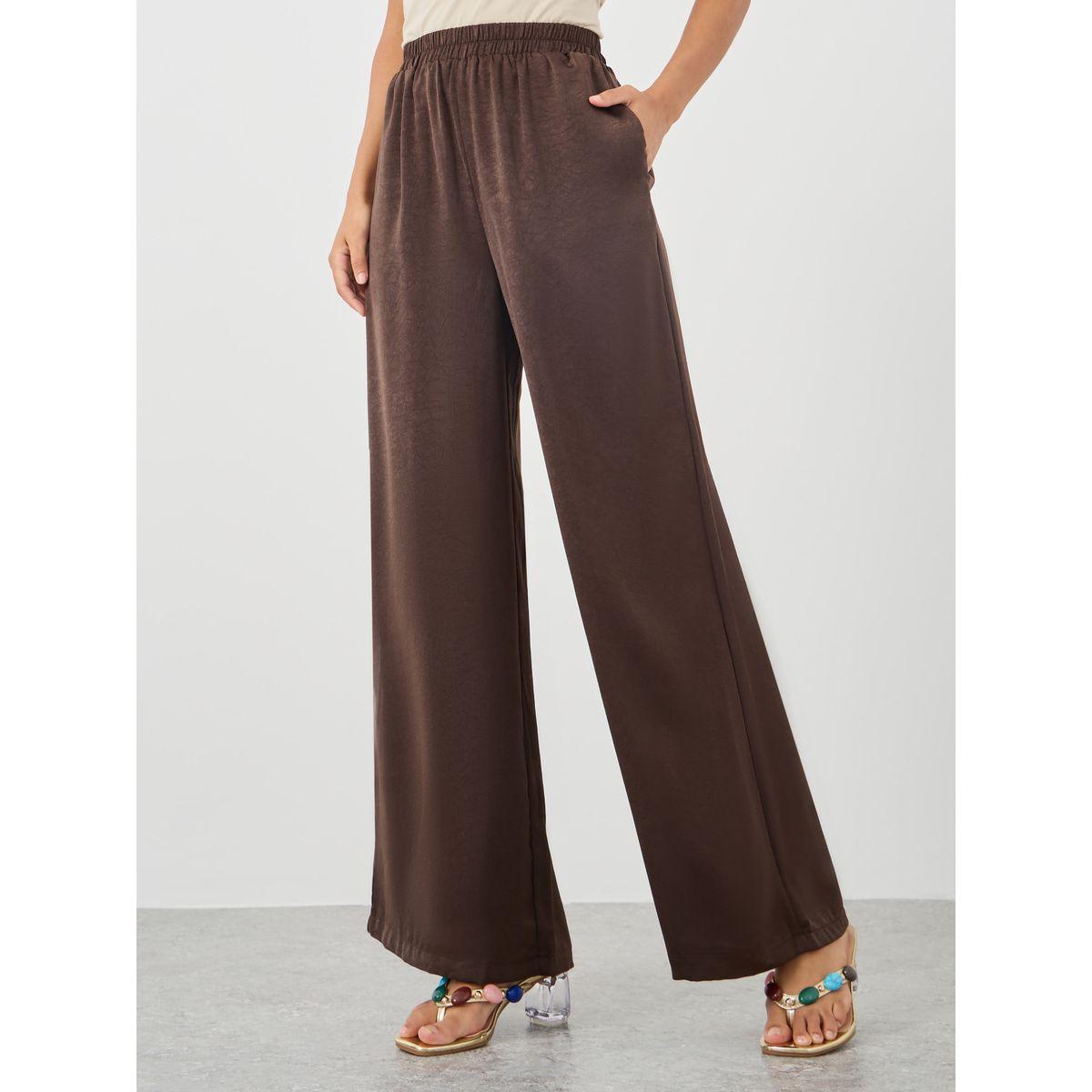 Styli Textured Regular Fit Blazer and Wide Leg Trousers Co-Ords-women-clothing-coordsets-image-4