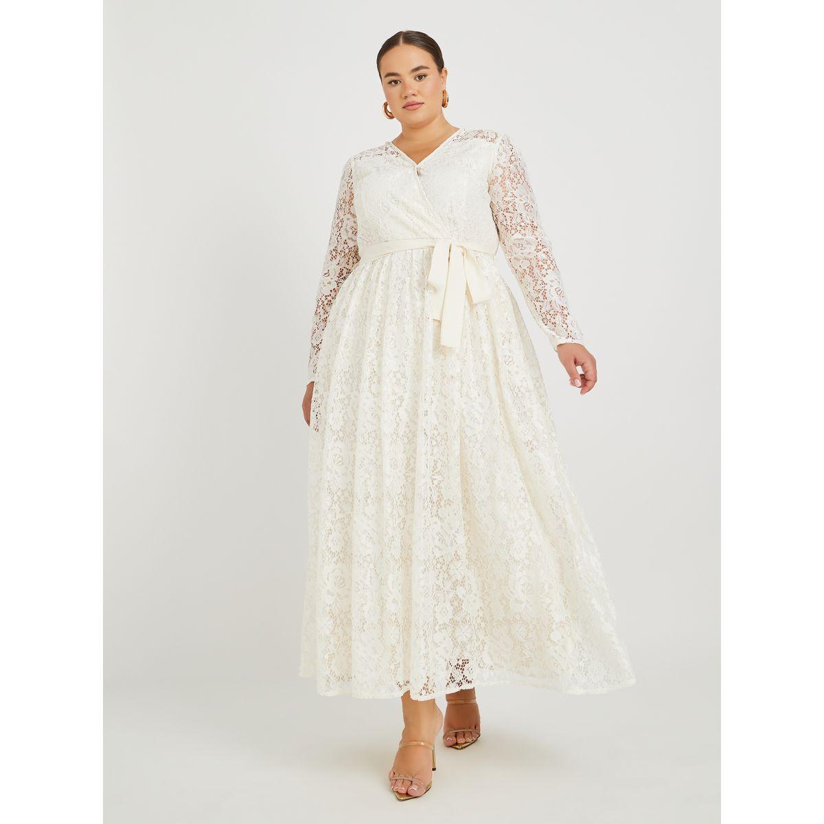 فستان طويل بمقاس كبير وأكمام طويلة-women-clothing-dresses-image-1