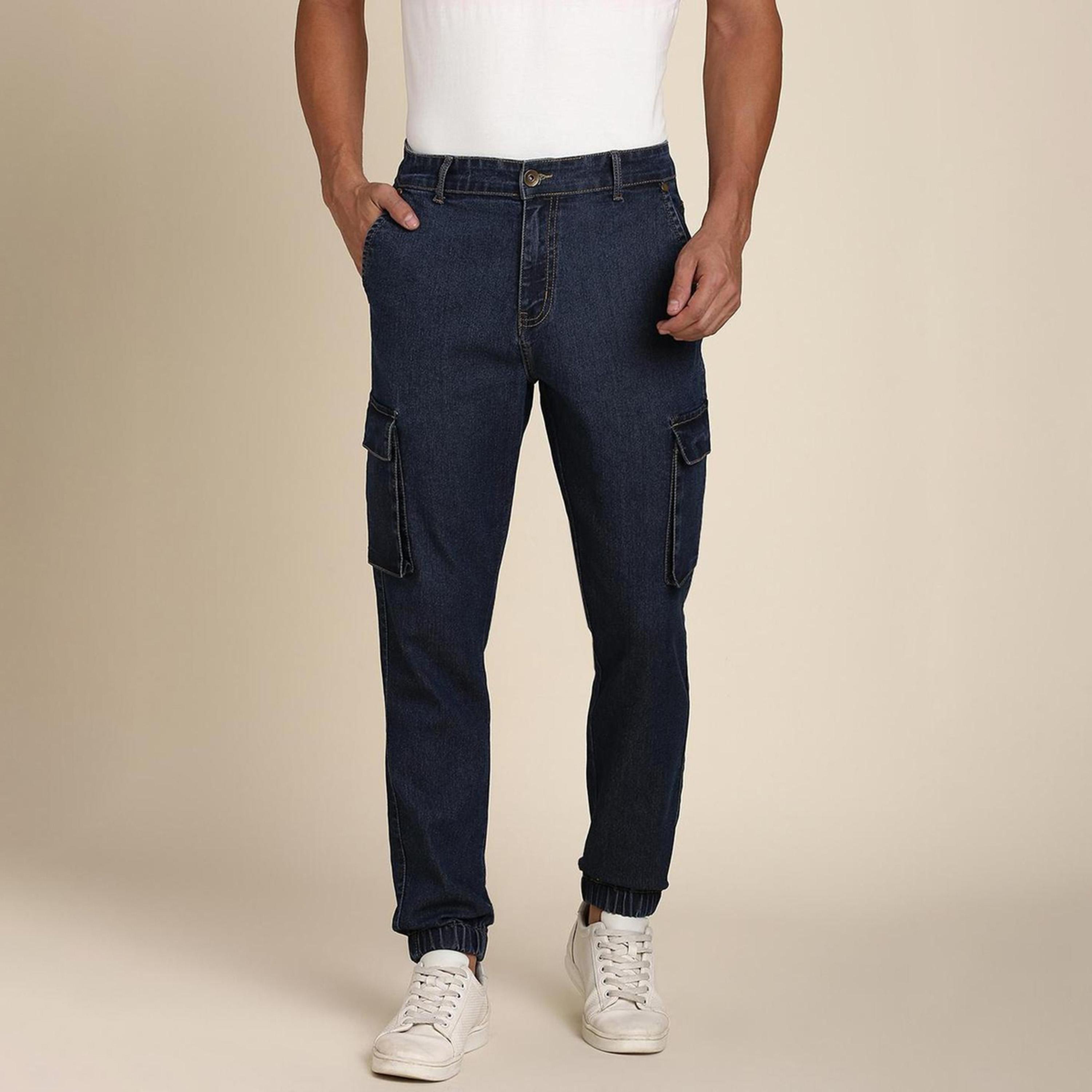 Dennis Lingo X Styli Jean Jogger Stretchable Jeans-men-clothing-bottoms-jeans-image-1