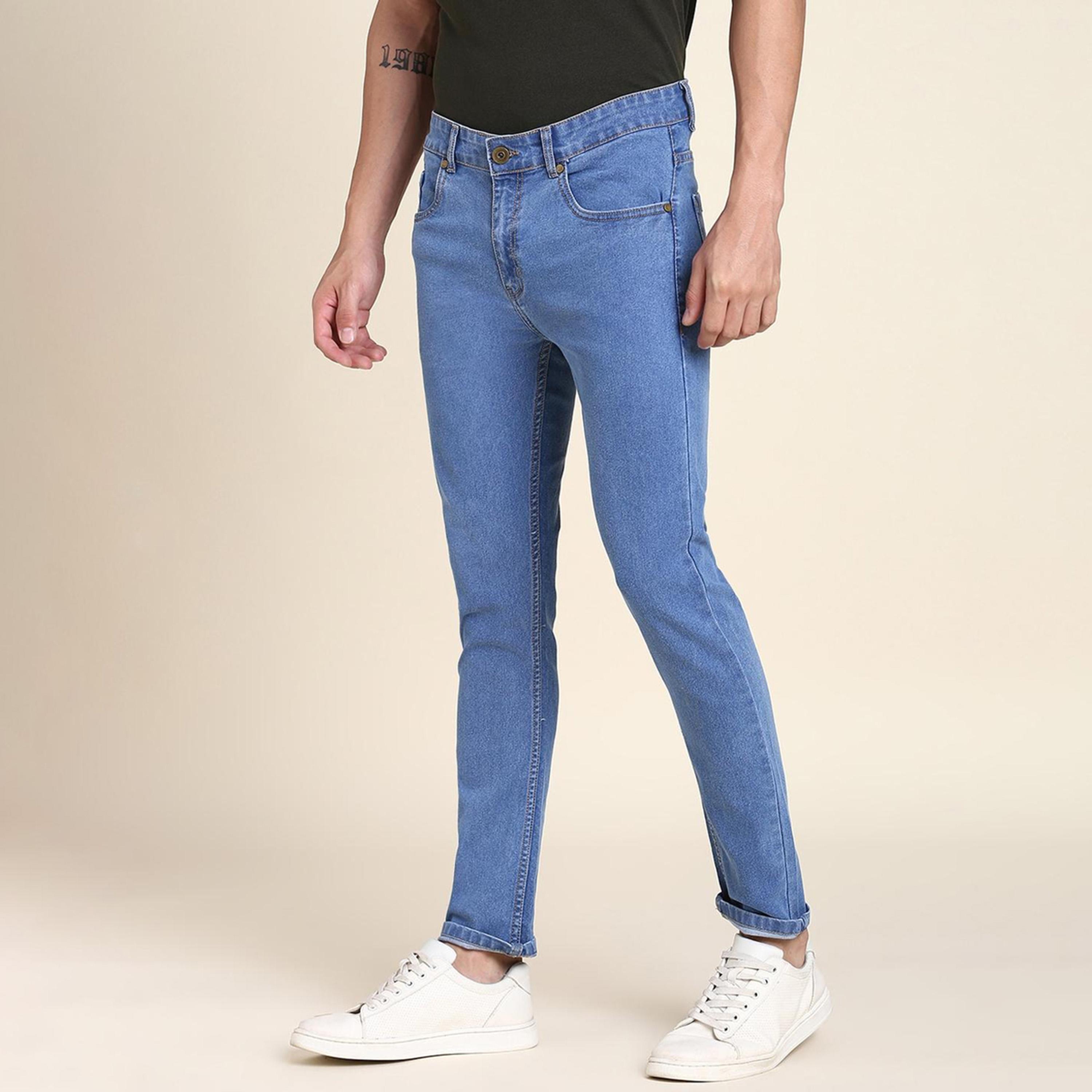 Dennis Lingo X Styli Slim Fit Mid-Rise Soft and Smooth Stretchable Jeans-men-clothing-bottoms-jeans-image-1