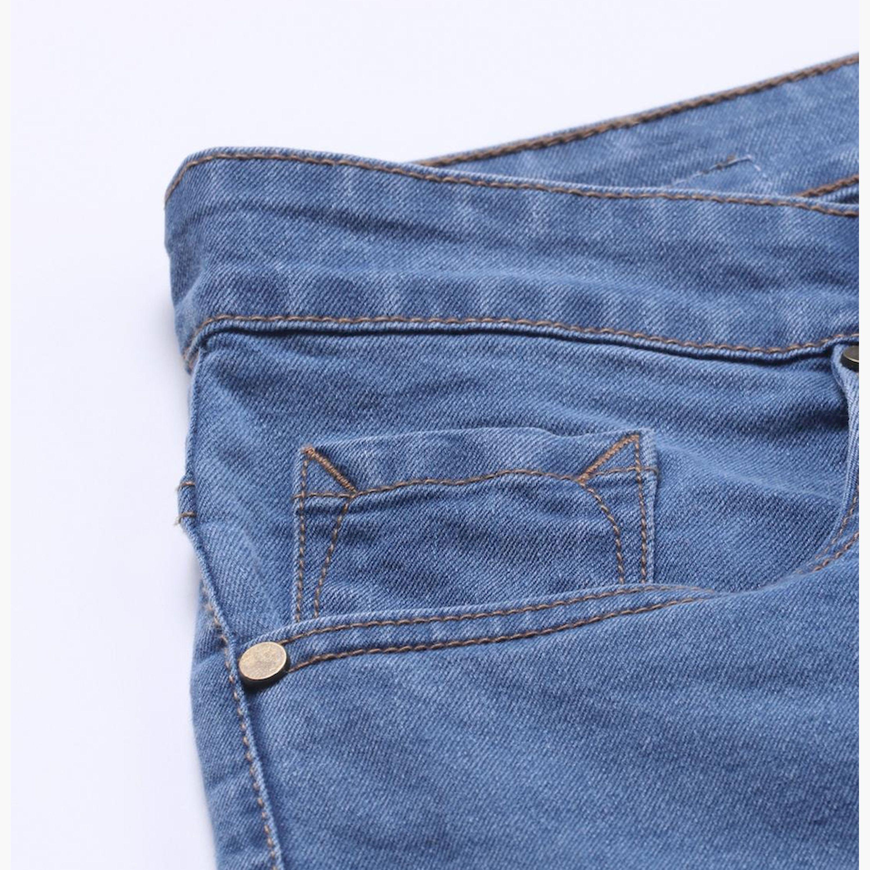 دينيس لينغو× ستايلي-  بنطال جينز خصر متوسط ناعم وسلس وقابل للتمدد-men-clothing-bottoms-jeans-image-10