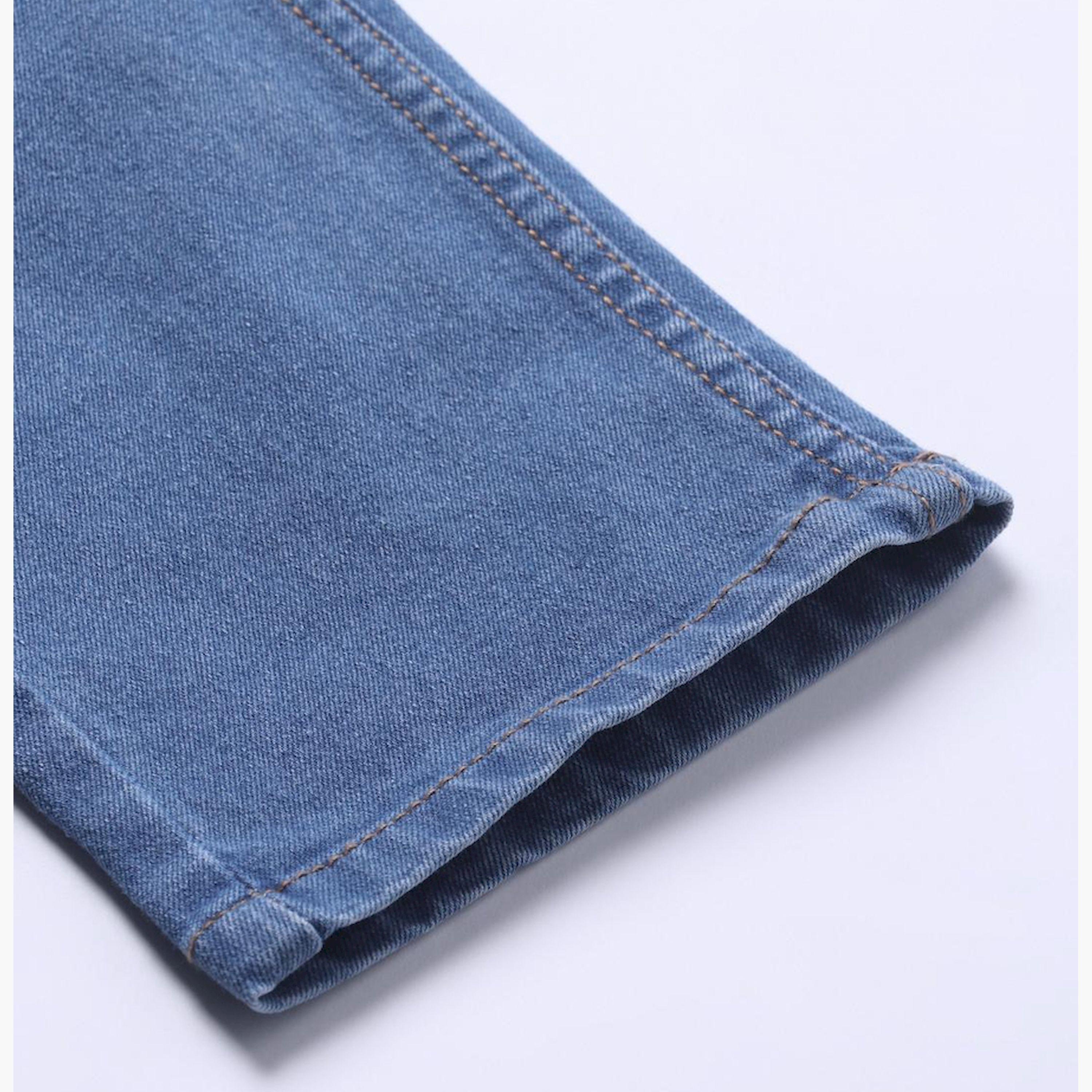 دينيس لينغو× ستايلي-  بنطال جينز خصر متوسط ناعم وسلس وقابل للتمدد-men-clothing-bottoms-jeans-image-11