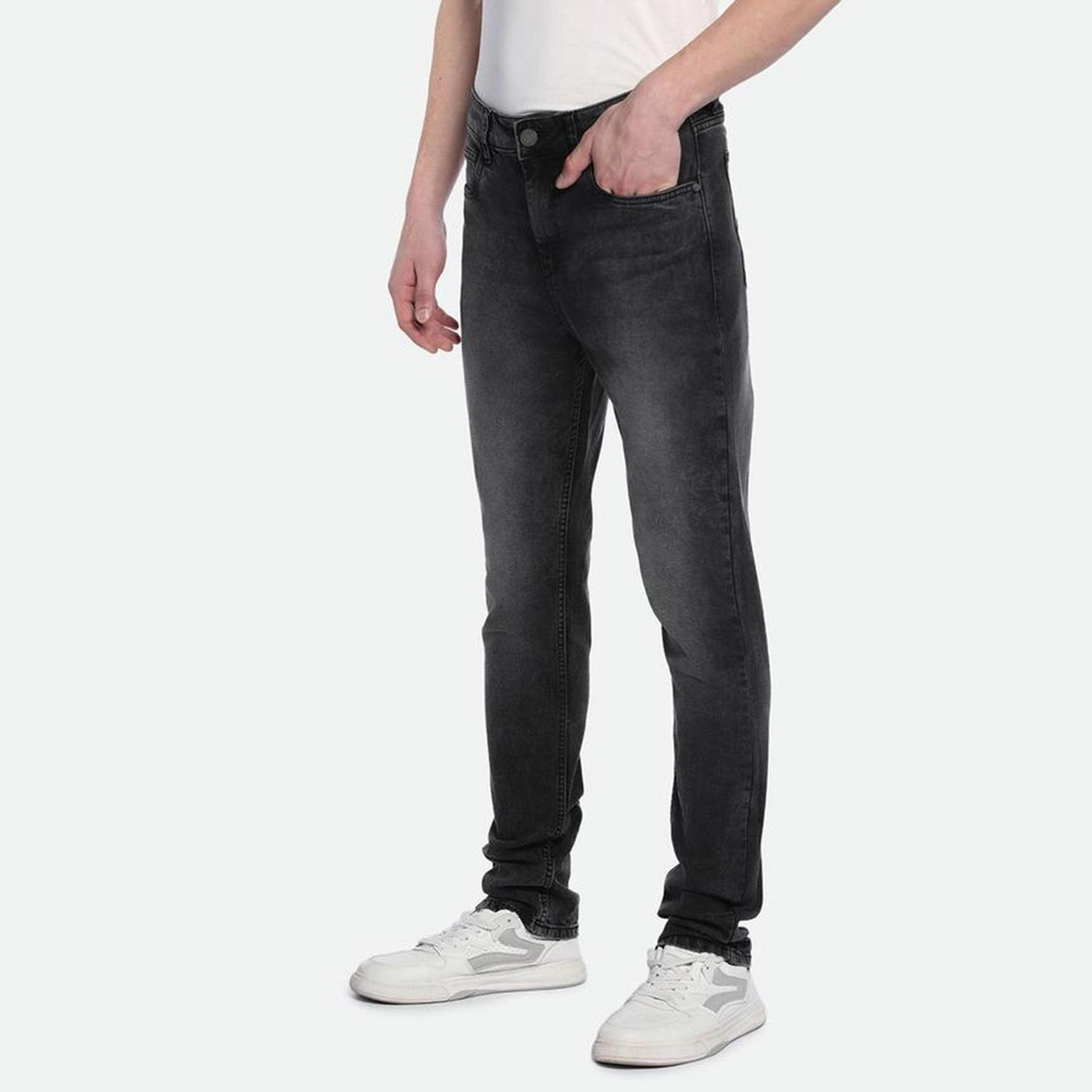 Dennis Lingo X Styli Slim Fit Mid-Rise Dark Shade Clean Look Stretchable Jeans-men-clothing-bottoms-jeans-image-4