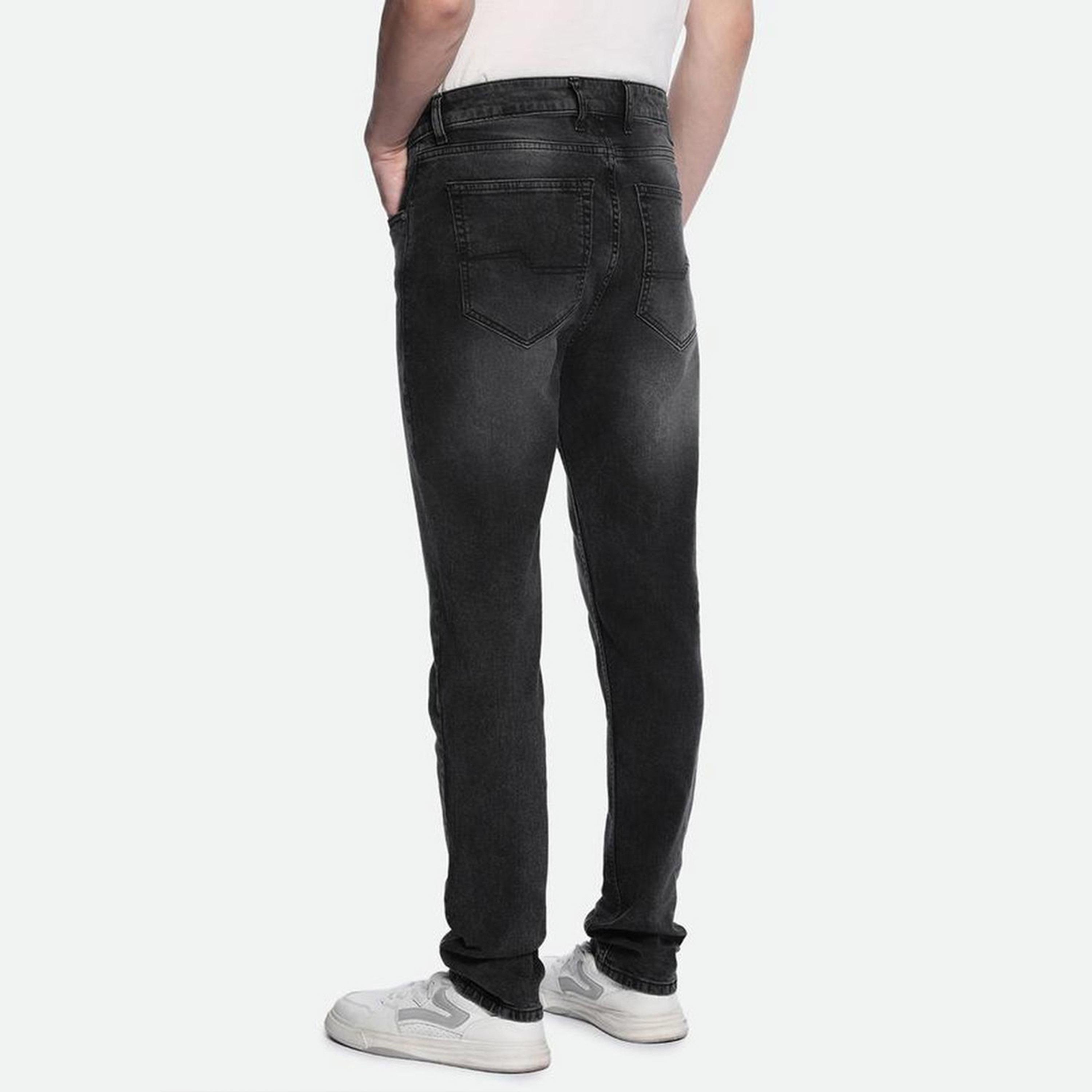 Dennis Lingo X Styli Slim Fit Mid-Rise Dark Shade Clean Look Stretchable Jeans-men-clothing-bottoms-jeans-image-7