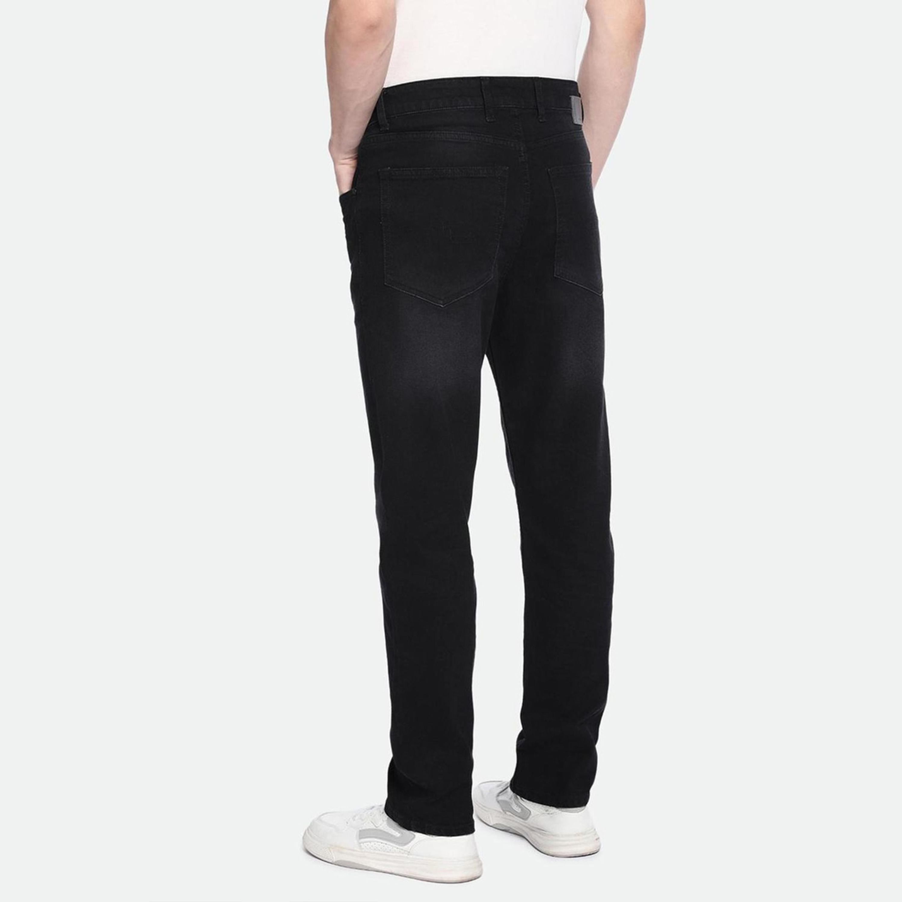 Dennis Lingo X Styli Straight Fit Mid-Rise Dark Shade Clean Look Stretchable Jeans-men-clothing-bottoms-jeans-image-5
