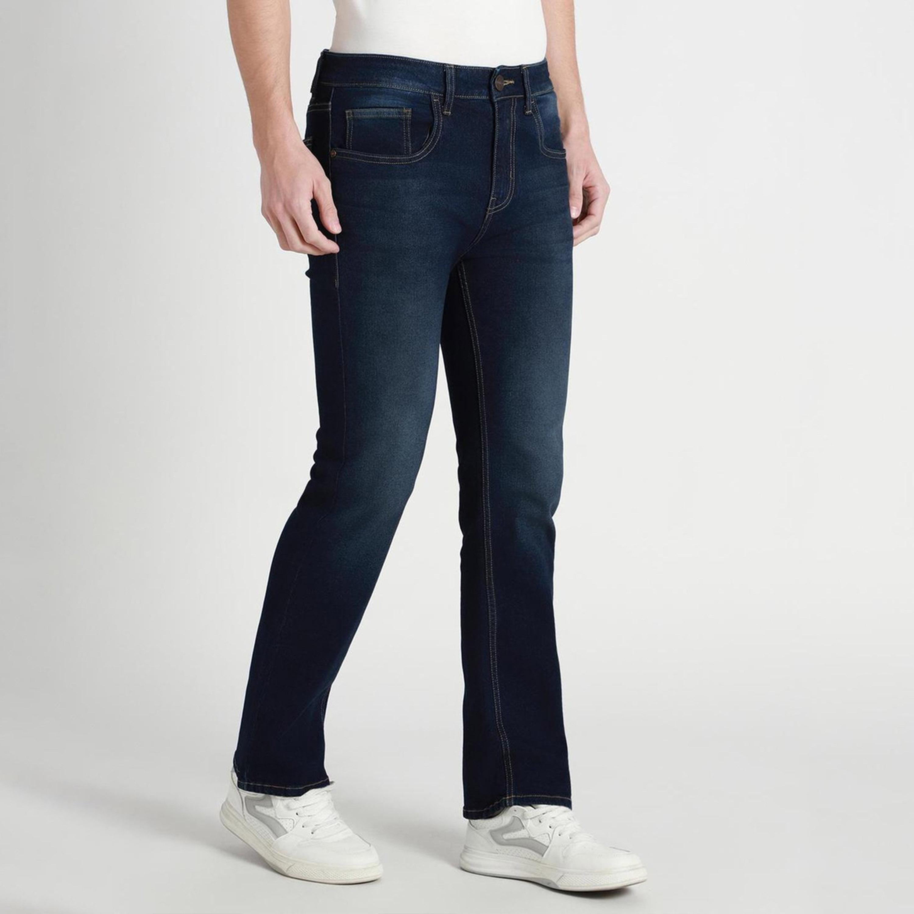 دينيس لينغو× ستايلي-  جينز قطني ذو مظهر نظيف-men-clothing-bottoms-jeans-image-2