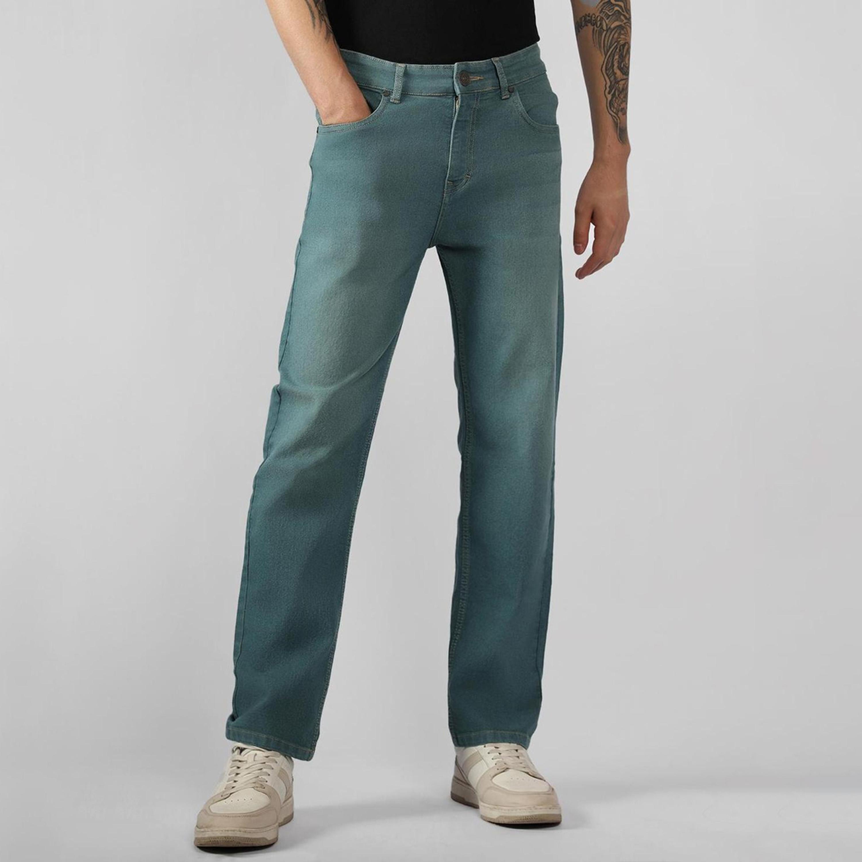 دينيس لينغو× ستايلي-  بنطال جينز مطاطي بقصة مريحة وخفيف الوزن-men-clothing-bottoms-jeans-image-5