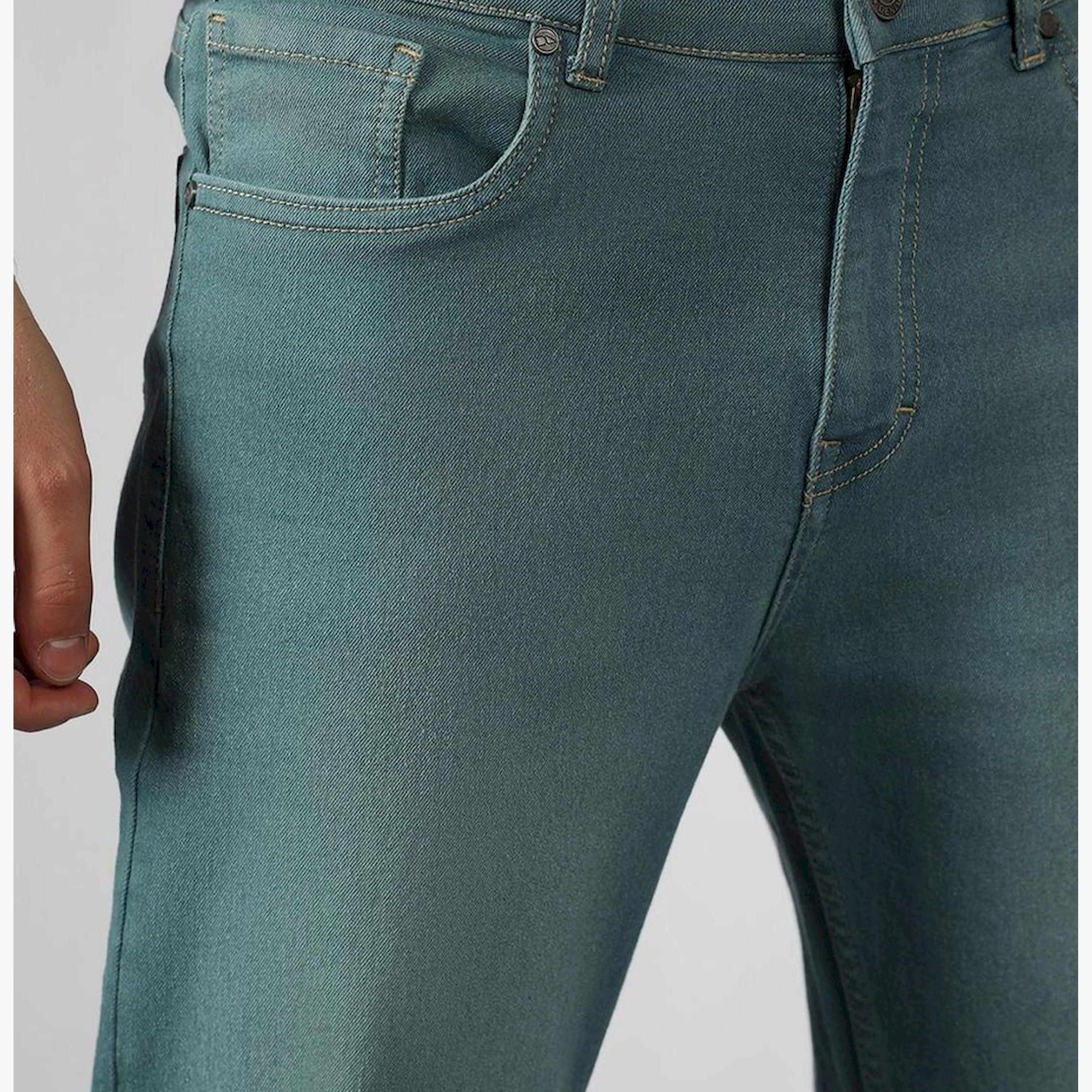 دينيس لينغو× ستايلي-  بنطال جينز مطاطي بقصة مريحة وخفيف الوزن-men-clothing-bottoms-jeans-image-6