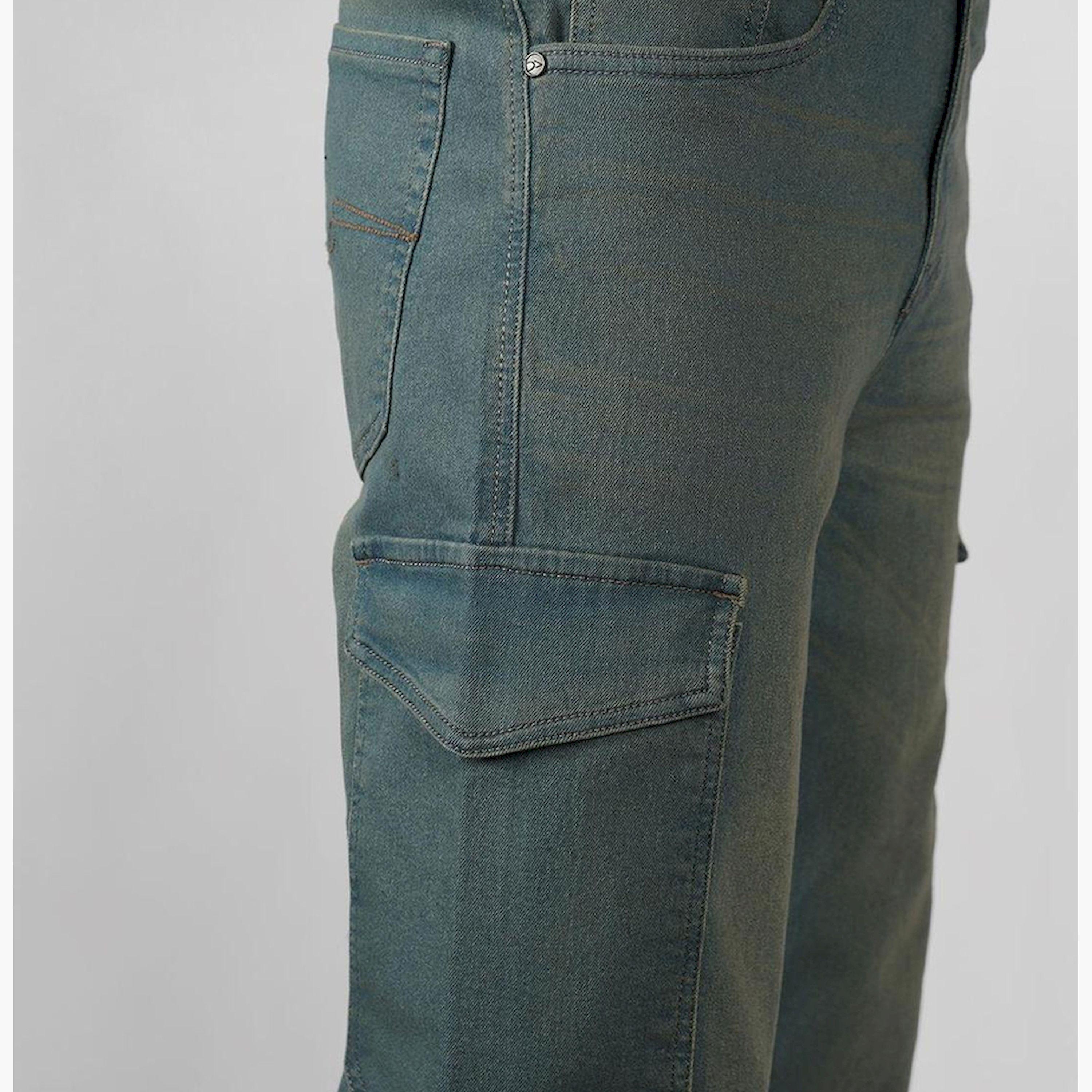 دينيس لينغو× ستايلي-  بنطال جينز مطاطي خصر متوسط ومقاس مريح-men-clothing-bottoms-jeans-image-3