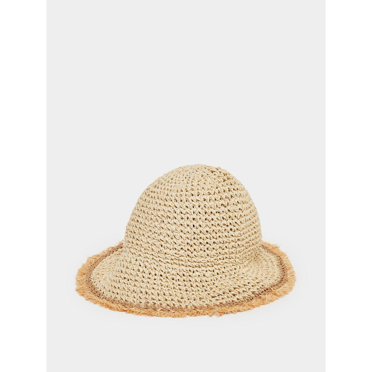 قبعة قش بتداخلات كروشيه-women-clothingaccessories-capsandhats-image-1