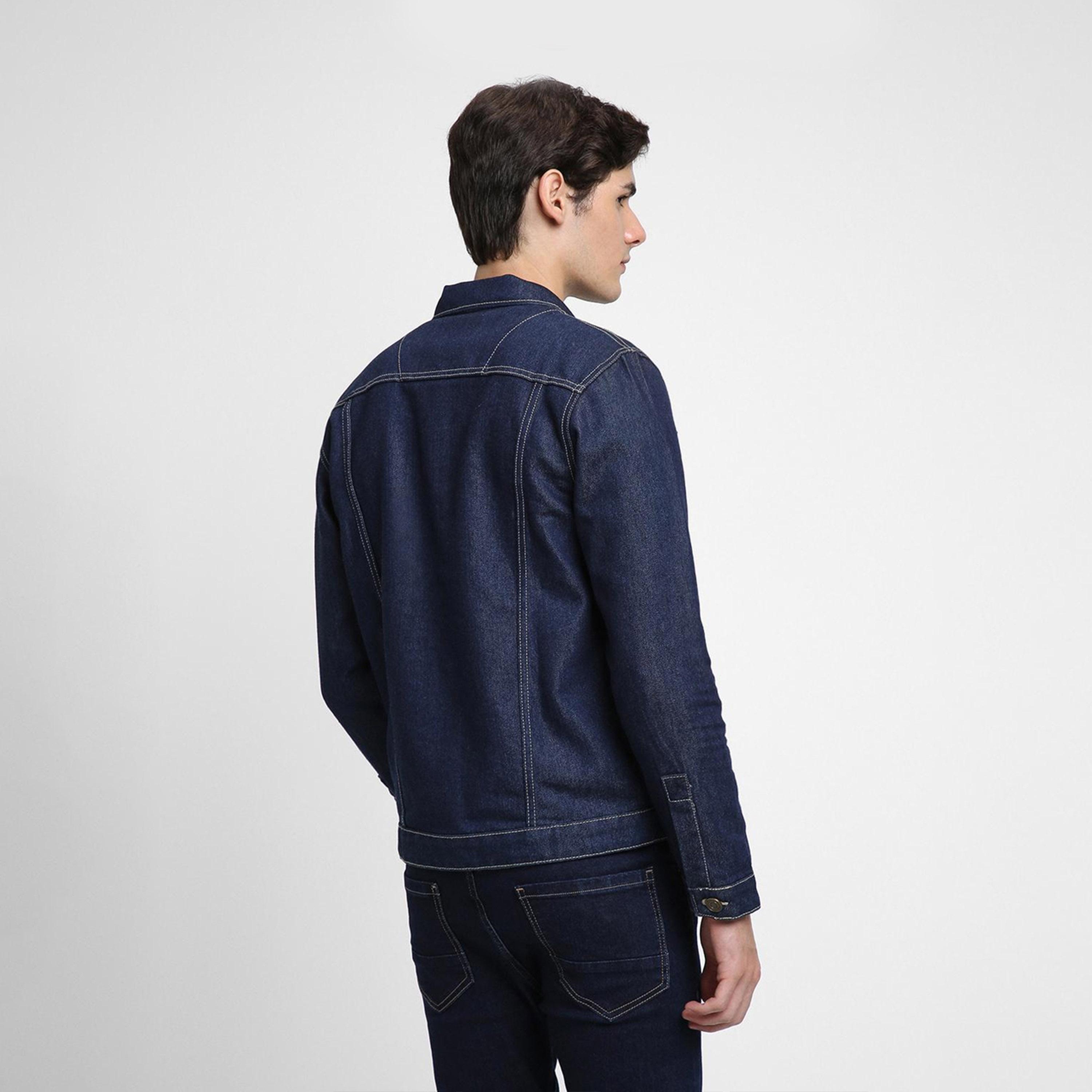 دينيس لينغو× ستايلي-  سترة جينز أزرق-men-clothing-jacketsandblazers-jackets-image-4