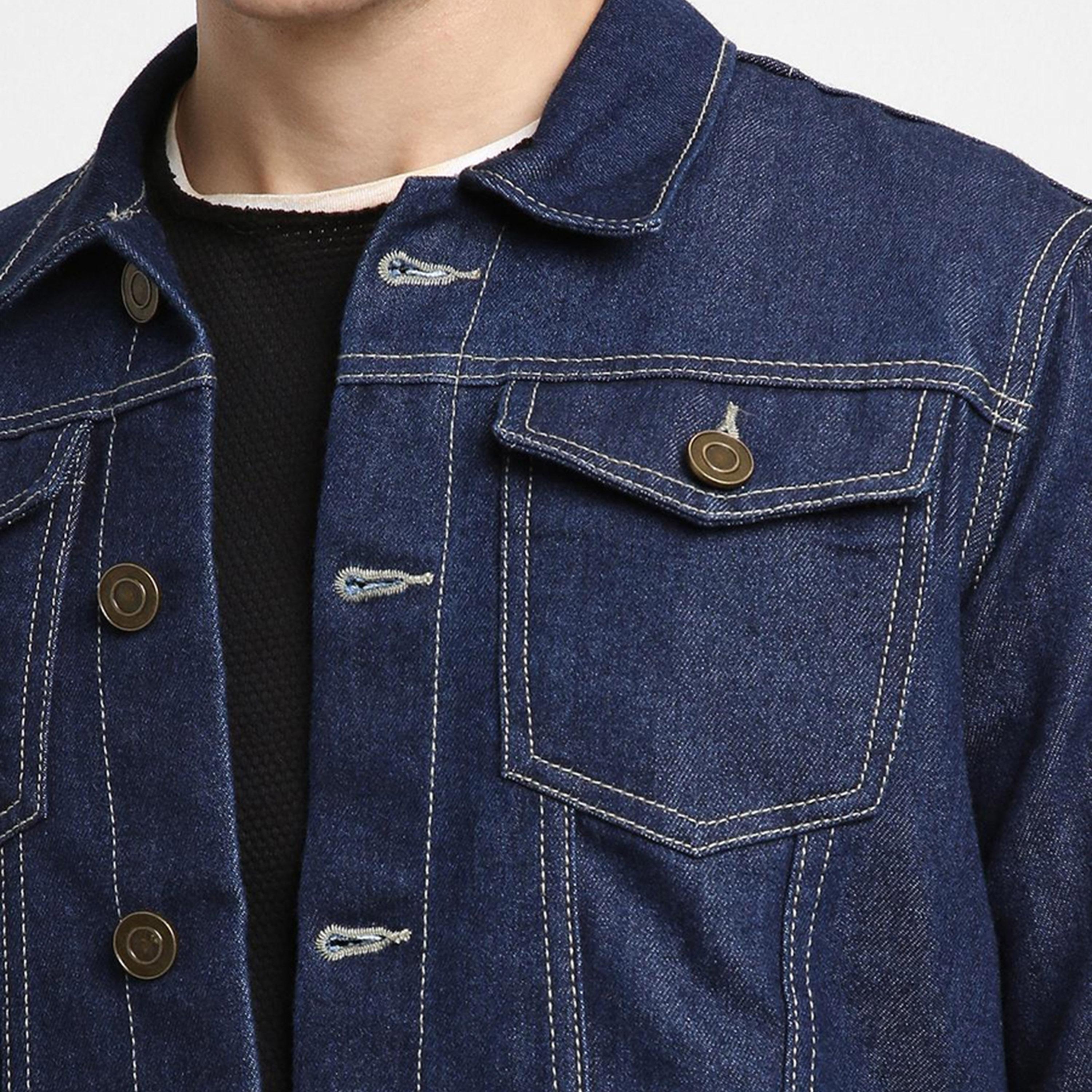 دينيس لينغو× ستايلي-  سترة جينز أزرق-men-clothing-jacketsandblazers-jackets-image-6