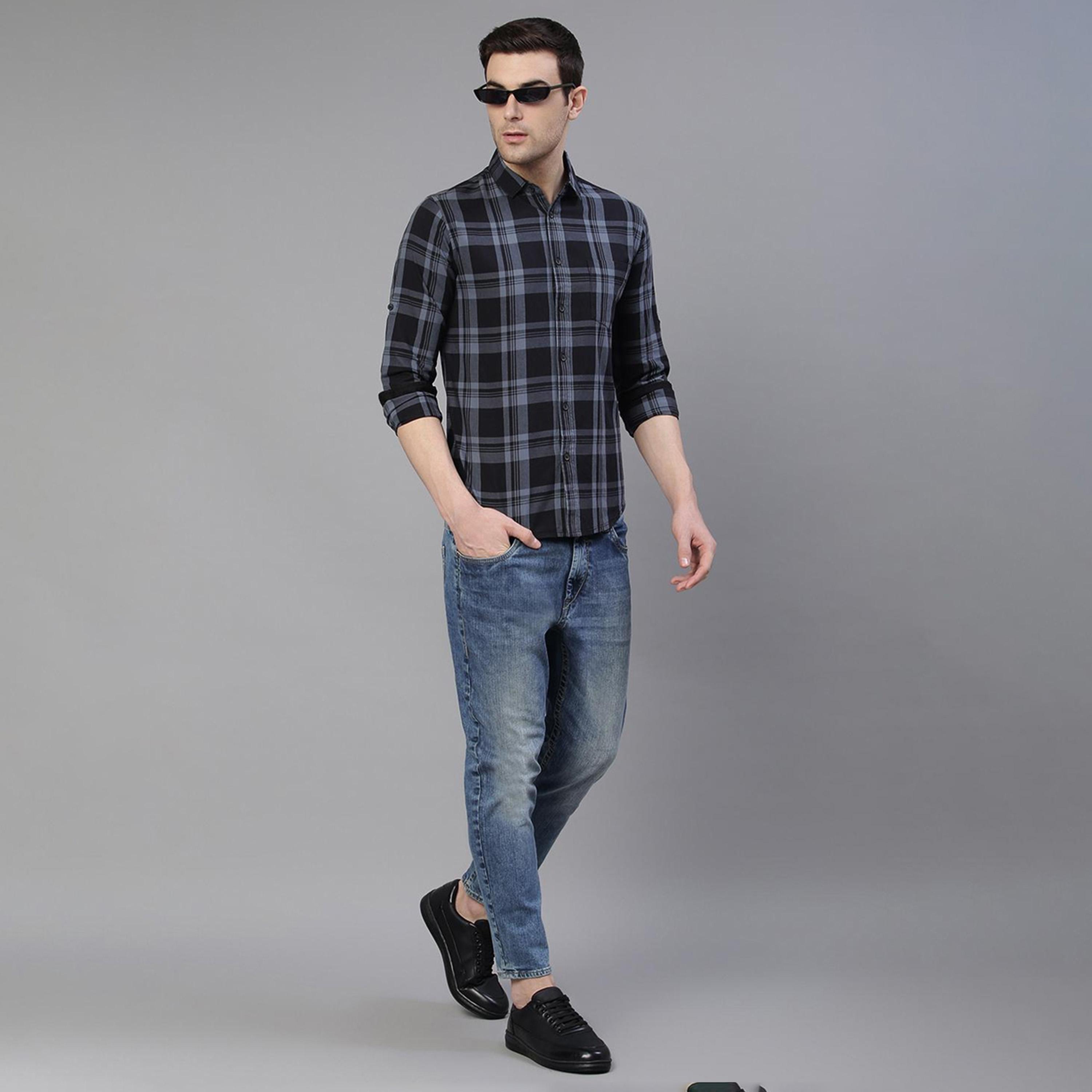 Dennis Lingo X Styli Solid Casual Spread Shirt-men-clothing-shirts-image-5