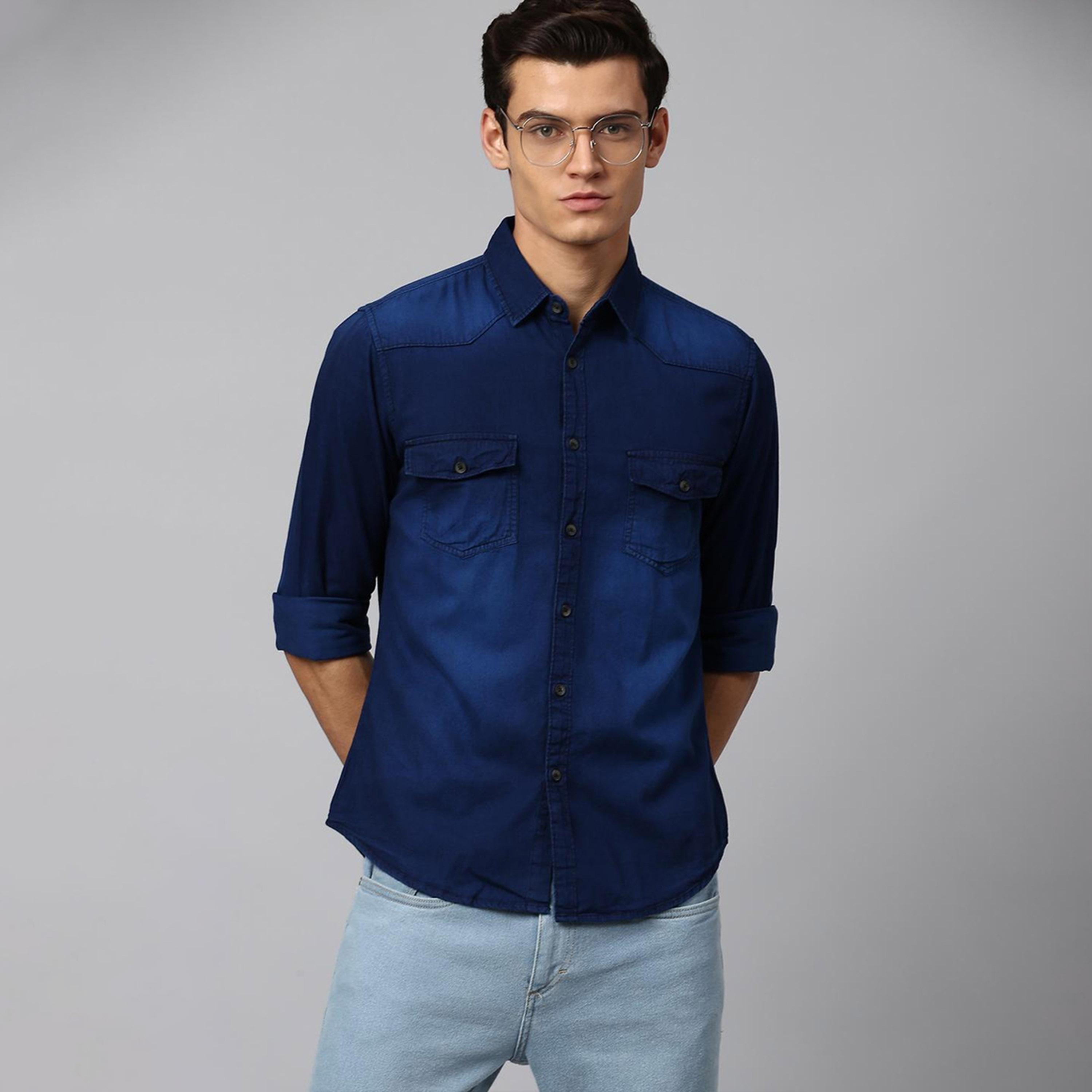 Dennis Lingo X Styli Solid Casual Spread Shirt-men-clothing-shirts-image-10