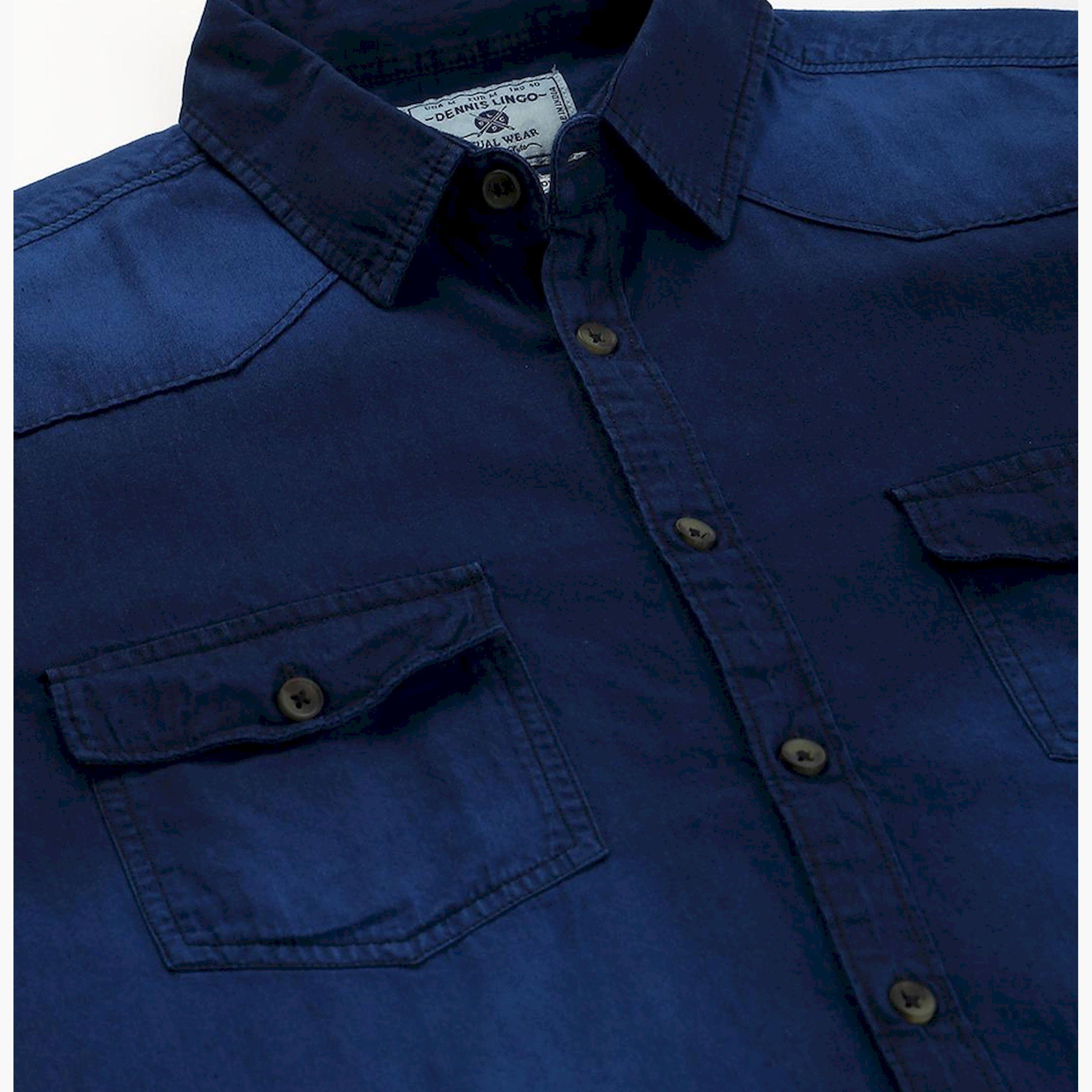 Dennis Lingo X Styli Solid Casual Spread Shirt-men-clothing-shirts-image-4