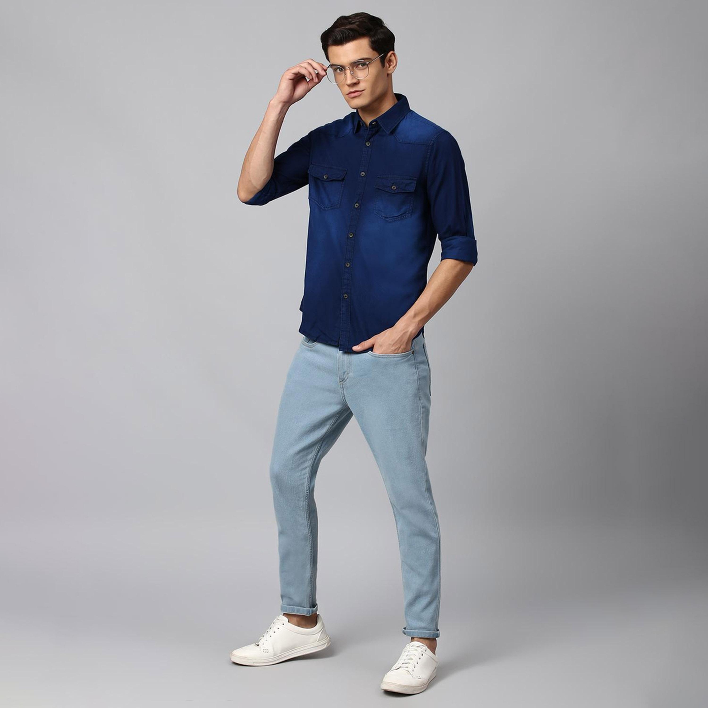 Dennis Lingo X Styli Solid Casual Spread Shirt-men-clothing-shirts-image-6