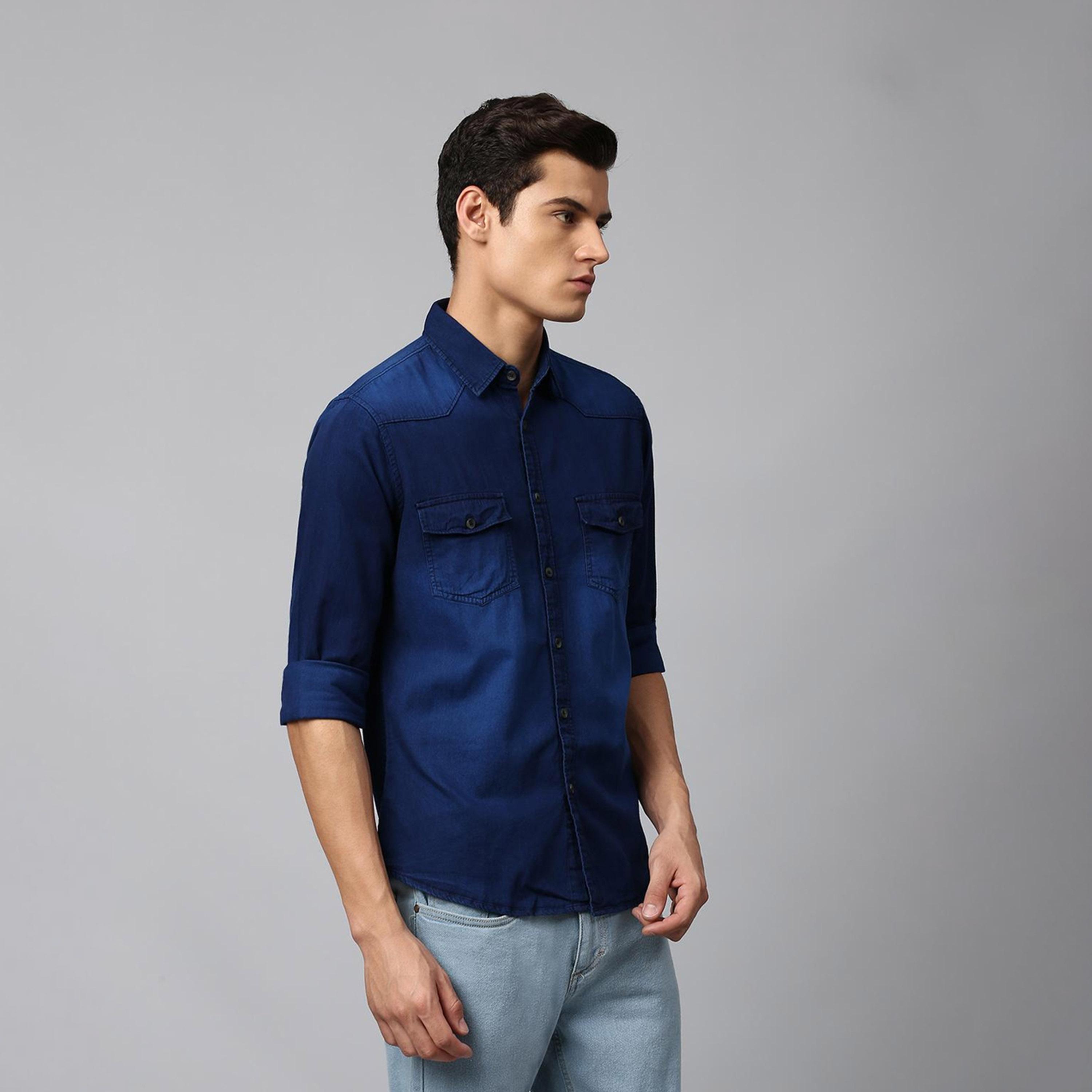 Dennis Lingo X Styli Solid Casual Spread Shirt-men-clothing-shirts-image-7