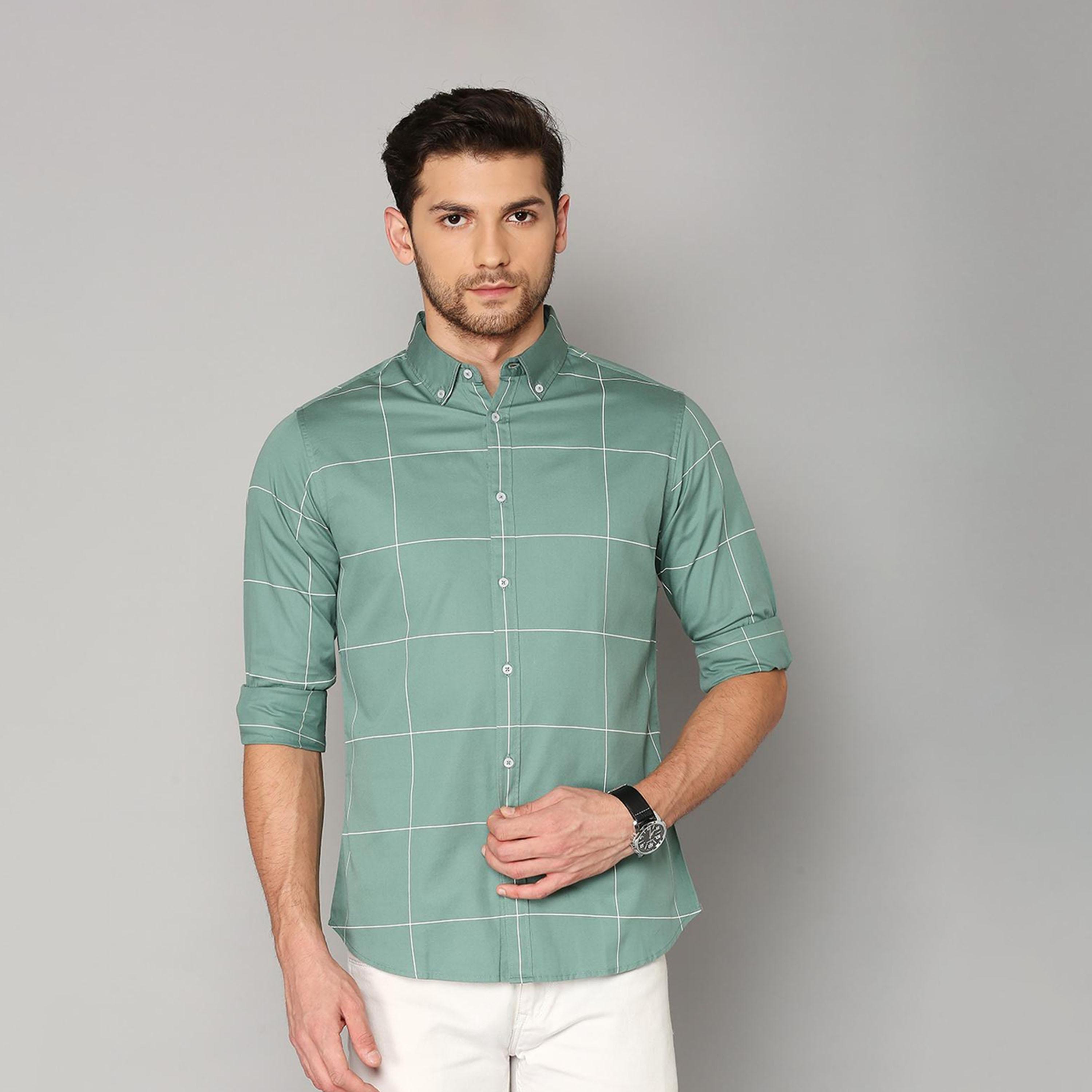 Dennis Lingo X Styli Solid Casual Spread Shirt-men-clothing-shirts-image-1