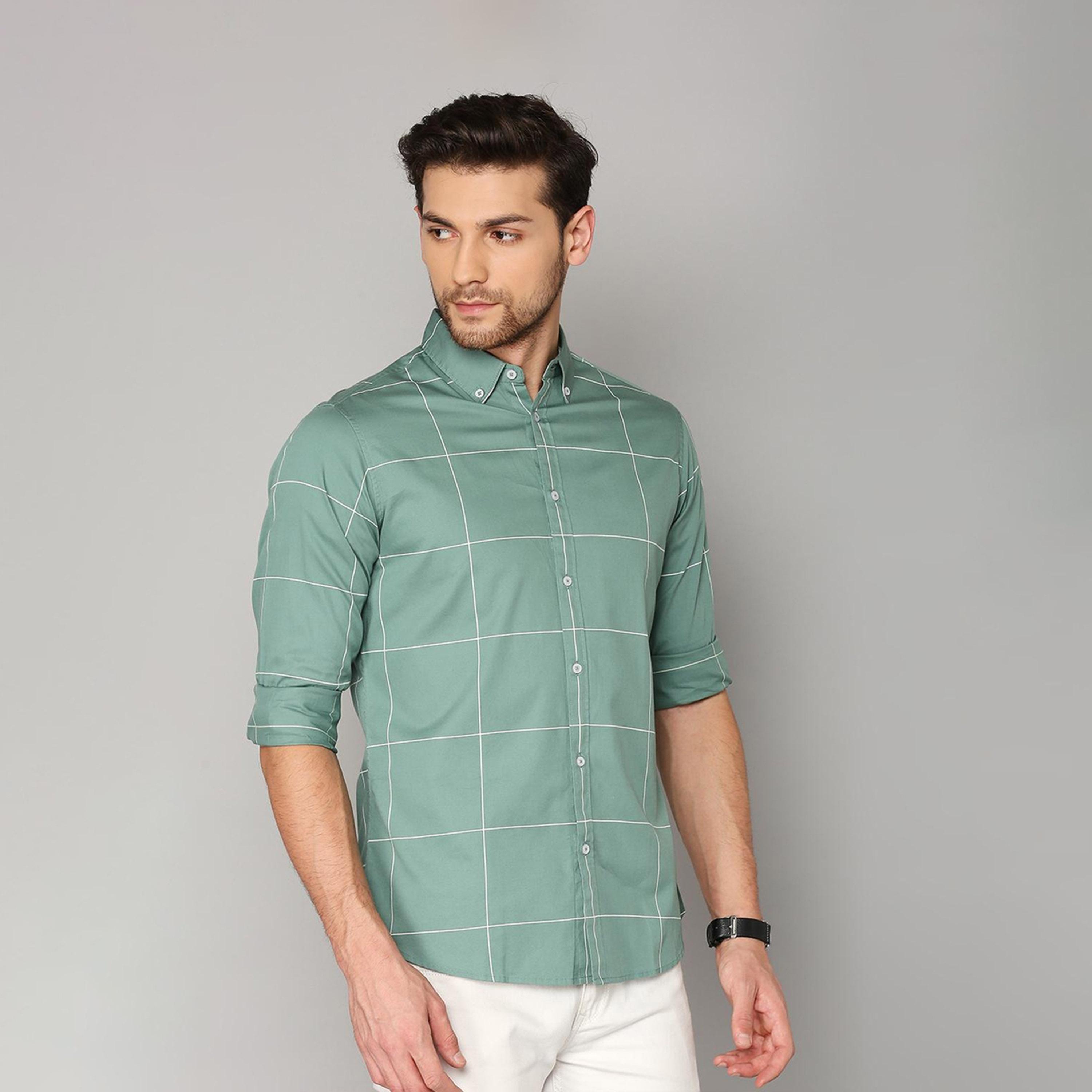 Dennis Lingo X Styli Solid Casual Spread Shirt-men-clothing-shirts-image-2