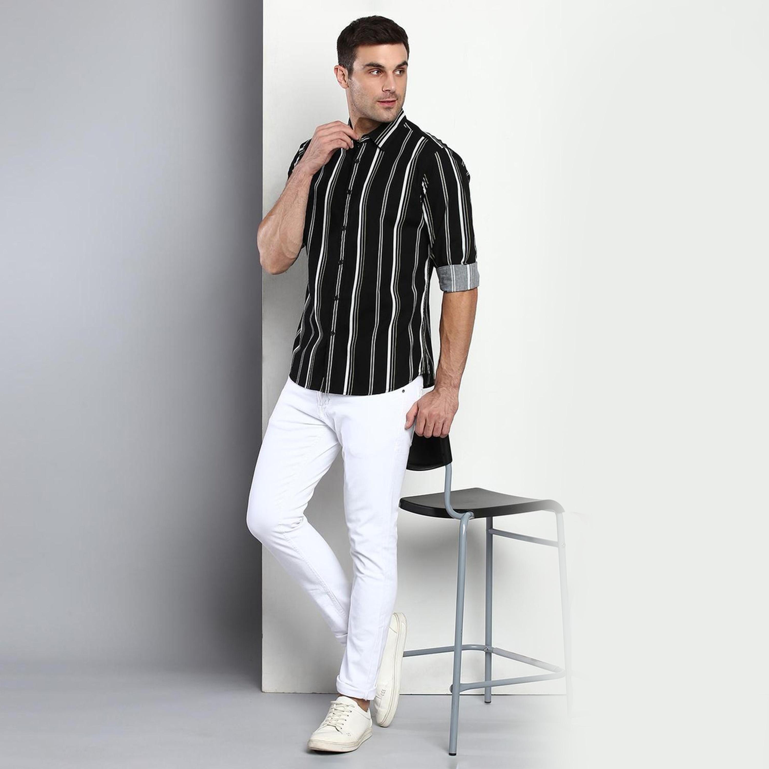 Dennis Lingo X Styli Solid Casual Spread Shirt-men-clothing-shirts-image-5