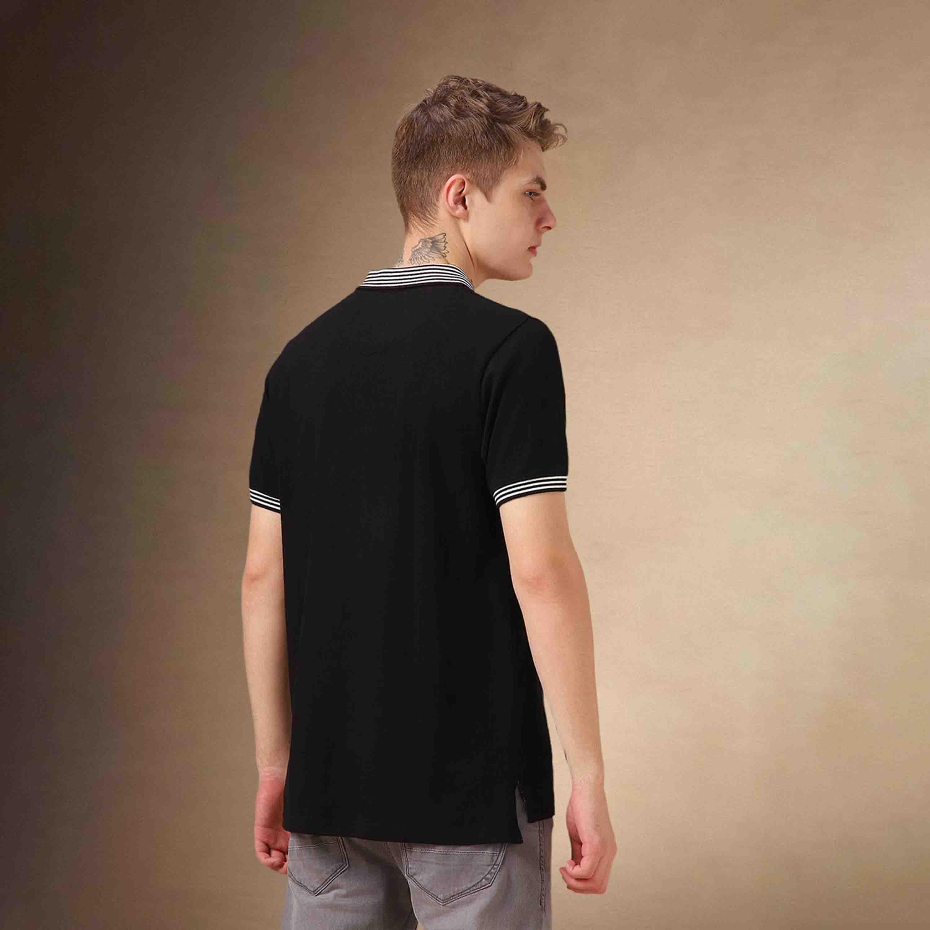 Dennis Lingo X Styli Solid Polo Collar Cotton T-shirt-men-clothing-tshirtsandpolos-tshirts-image-3