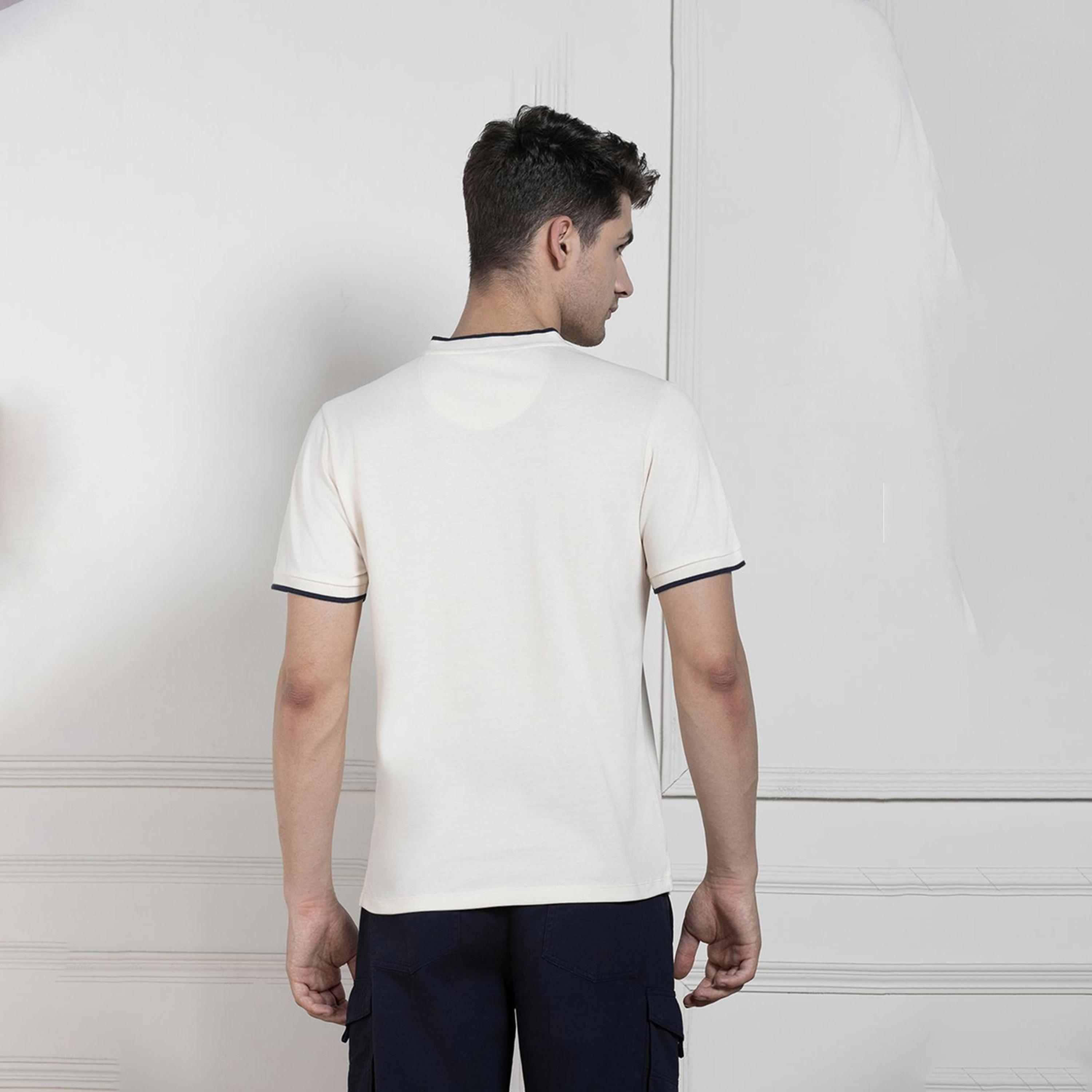 Dennis Lingo X Styli Offwhite Mandarin Collar T-shirt-men-clothing-tshirtsandpolos-tshirts-image-2