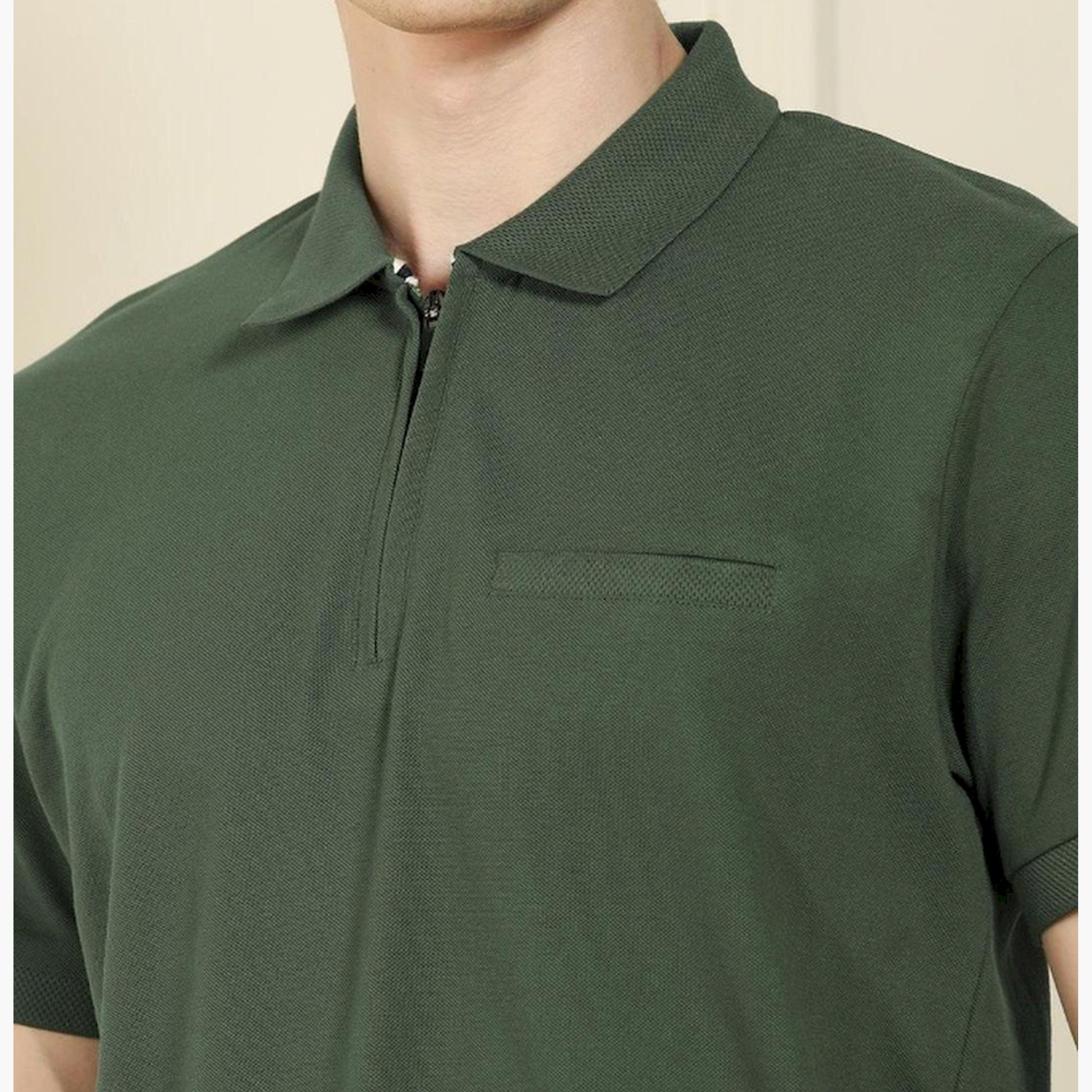 دينيس لينغو× ستايلي-  تي شيرت أخضر سادة-men-clothing-tshirtsandpolos-tshirts-image-5