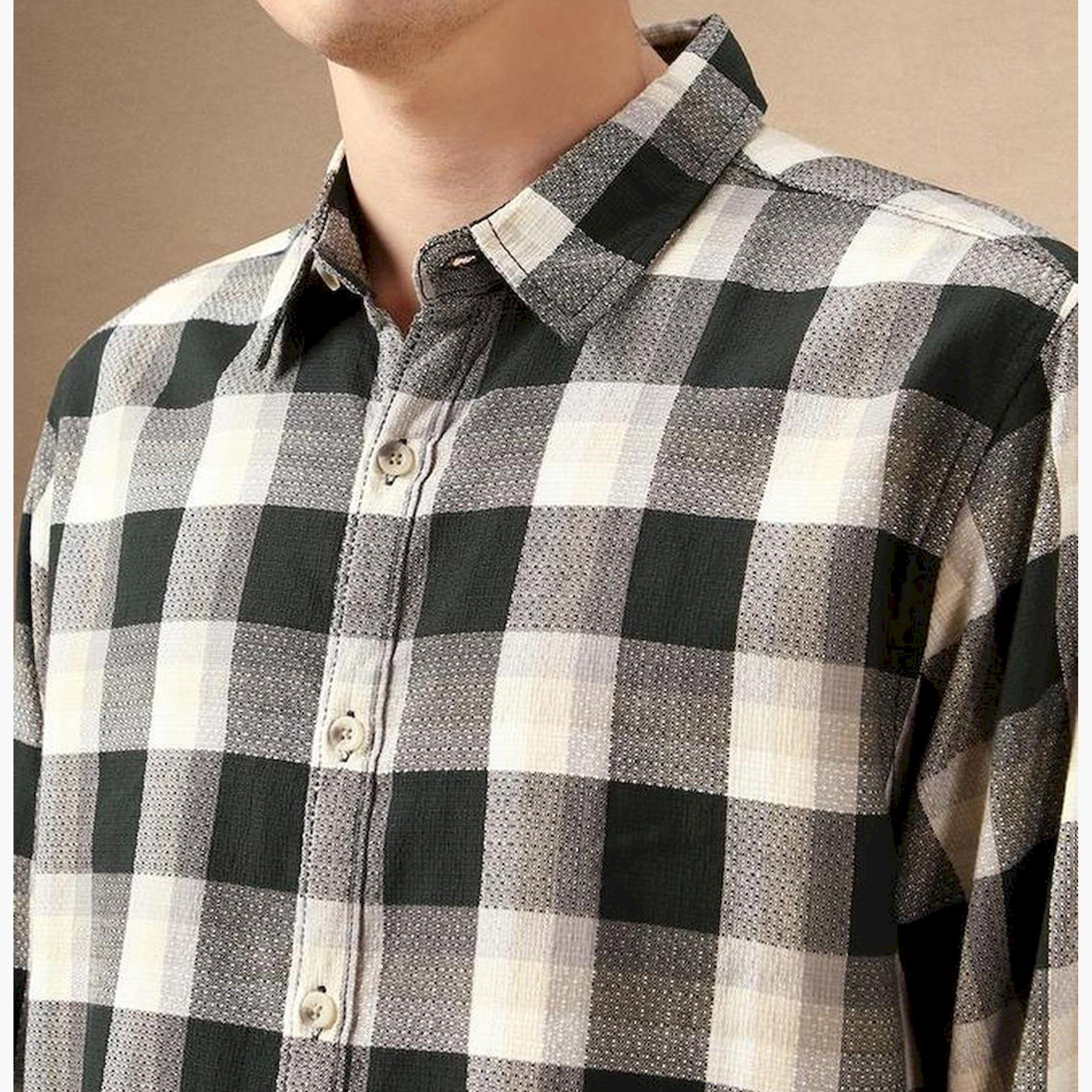 Dennis Lingo X Styli Buffalo Checks Relaxed Fit Cotton Casual Shirt-men-clothing-shirts-image-7