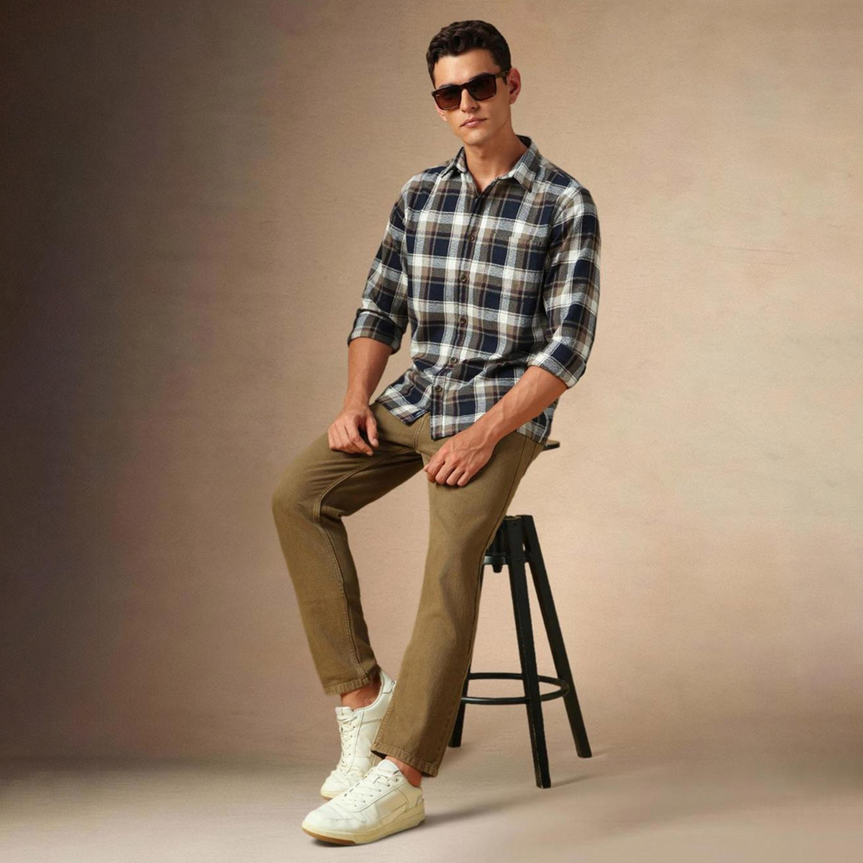 Dennis Lingo X Styli Men Tartan Checks Opaque Checked Casual Shirt-men-clothing-shirts-image-4