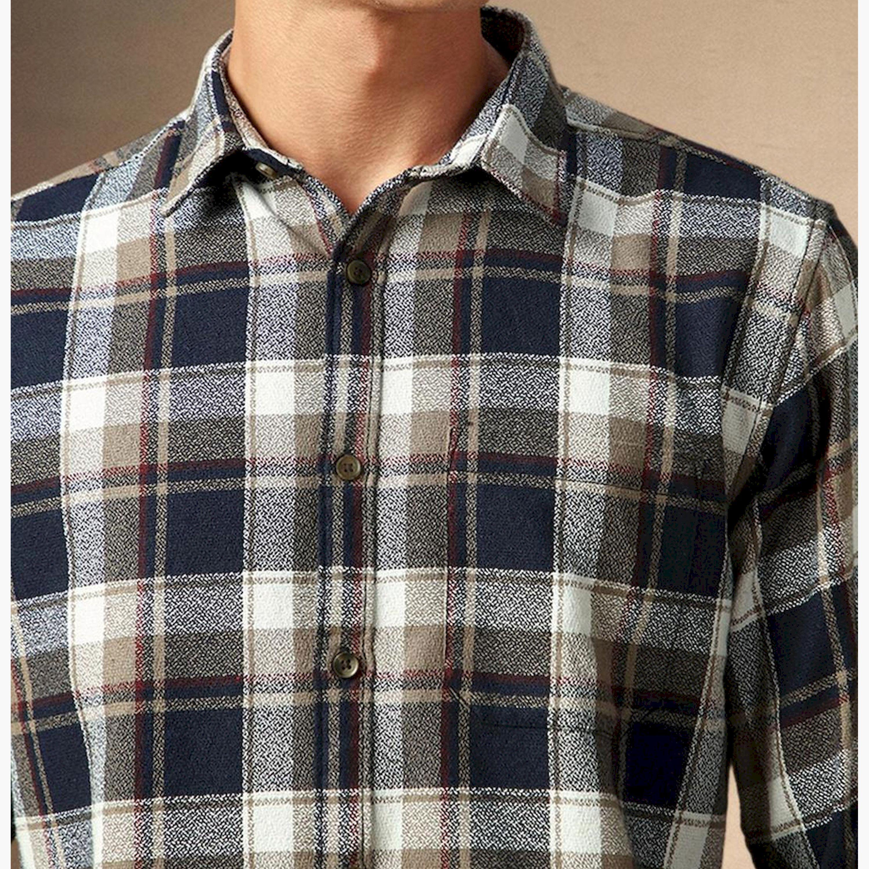 Dennis Lingo X Styli Men Tartan Checks Opaque Checked Casual Shirt-men-clothing-shirts-image-5