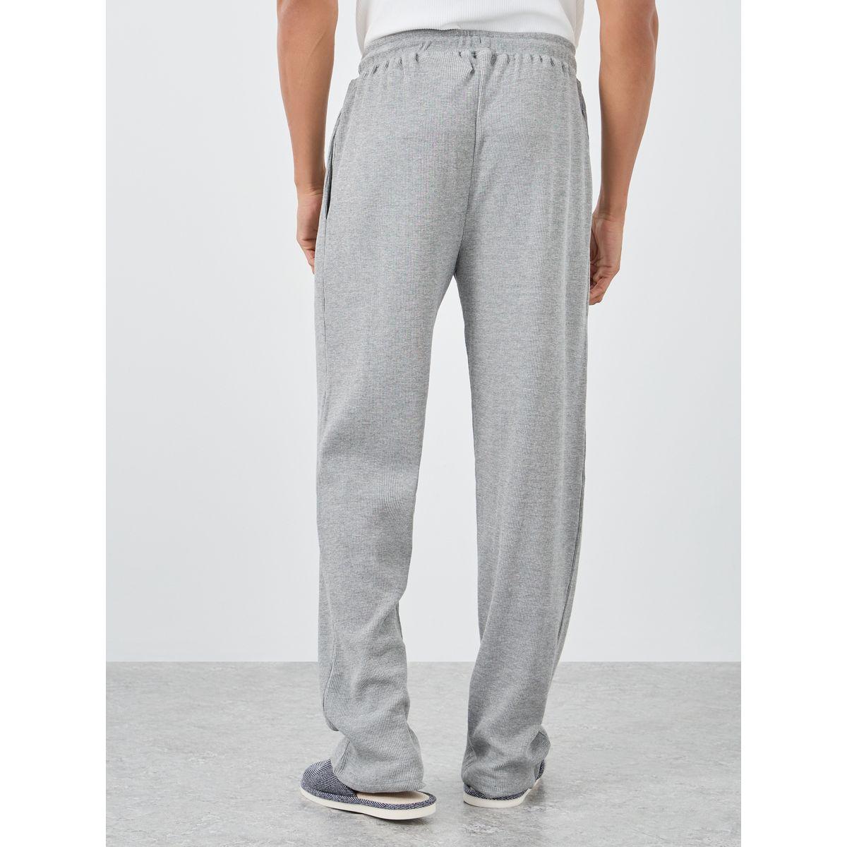 Styli Textured Open Hem Pants with Drawstring-men-clothing-nightwear-pyjamaandshorts-image-4