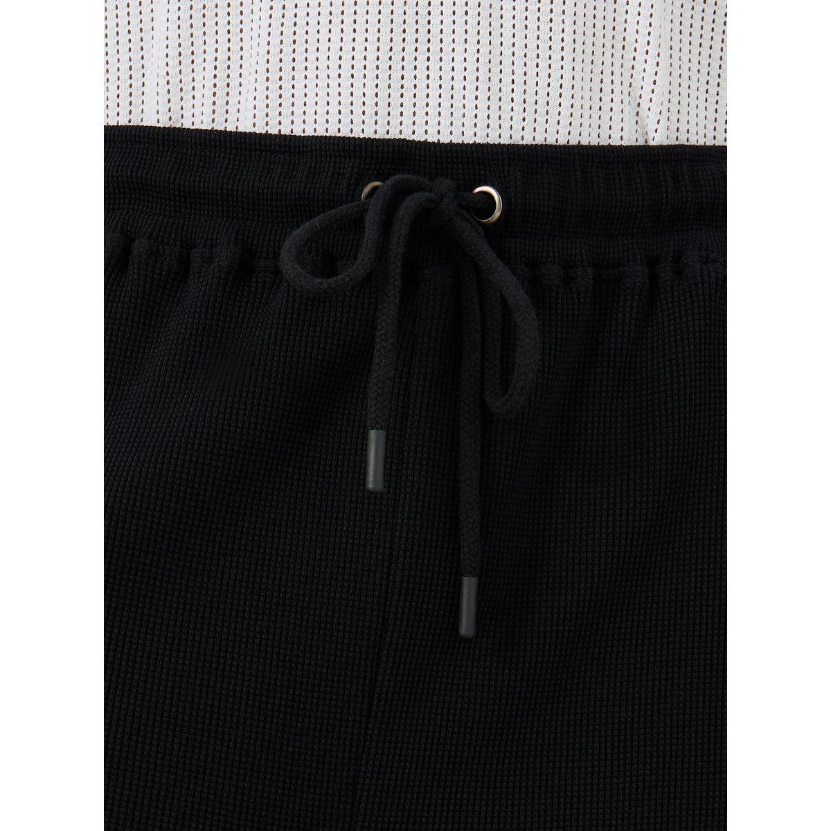 شورت محبوك بنمط وافل مع أربطة-men-clothing-nightwear-pyjamaandshorts-image-3