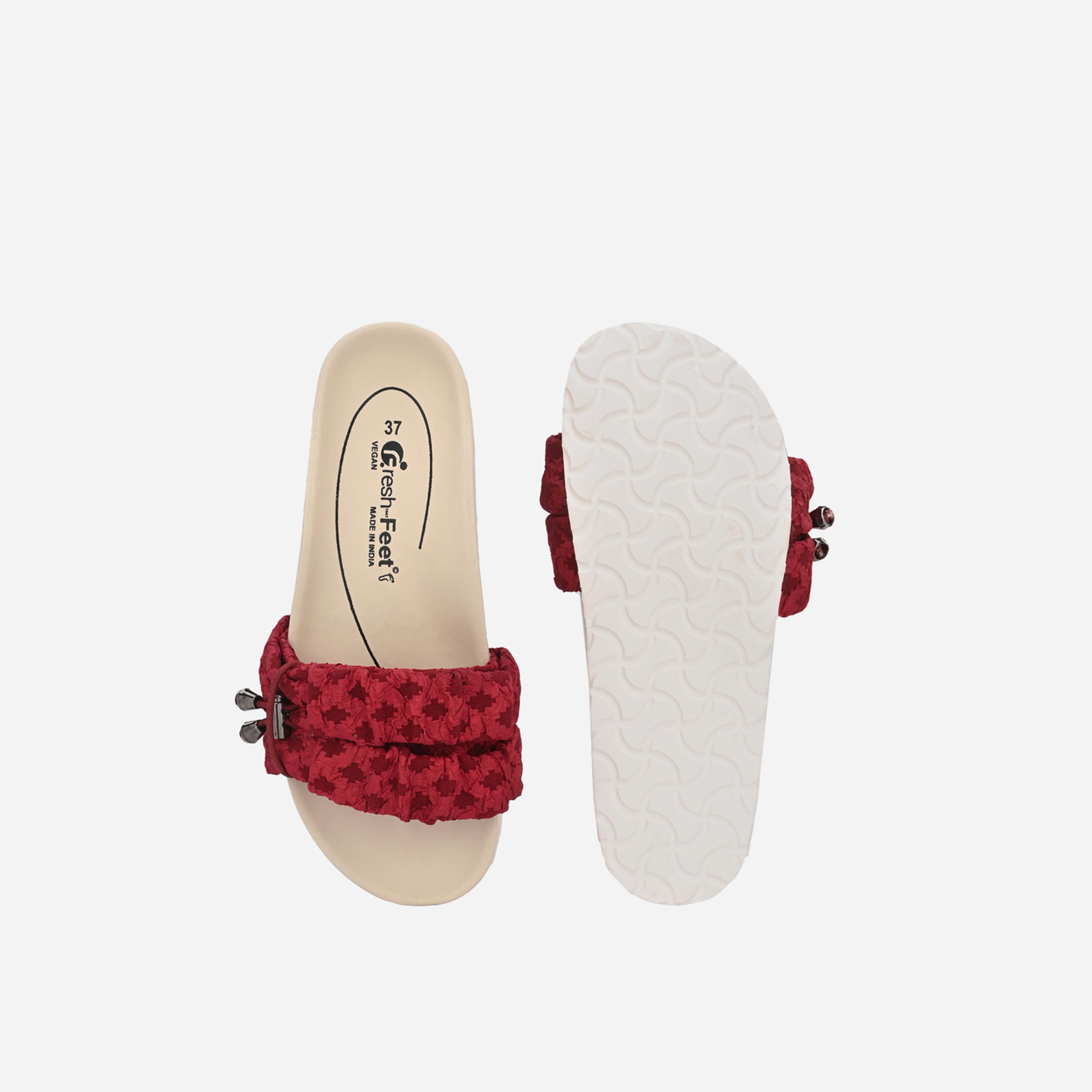 Fresh Feet x Styli Self Design Sara Orthopedic Sandals-women-shoes-sandals-flats-image-6