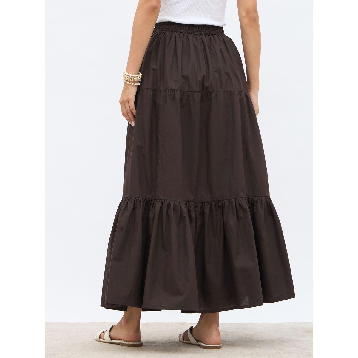 Styli Elasticated Waistband Tiered Maxi Skirt-women-clothing-bottoms-skirts-image-5