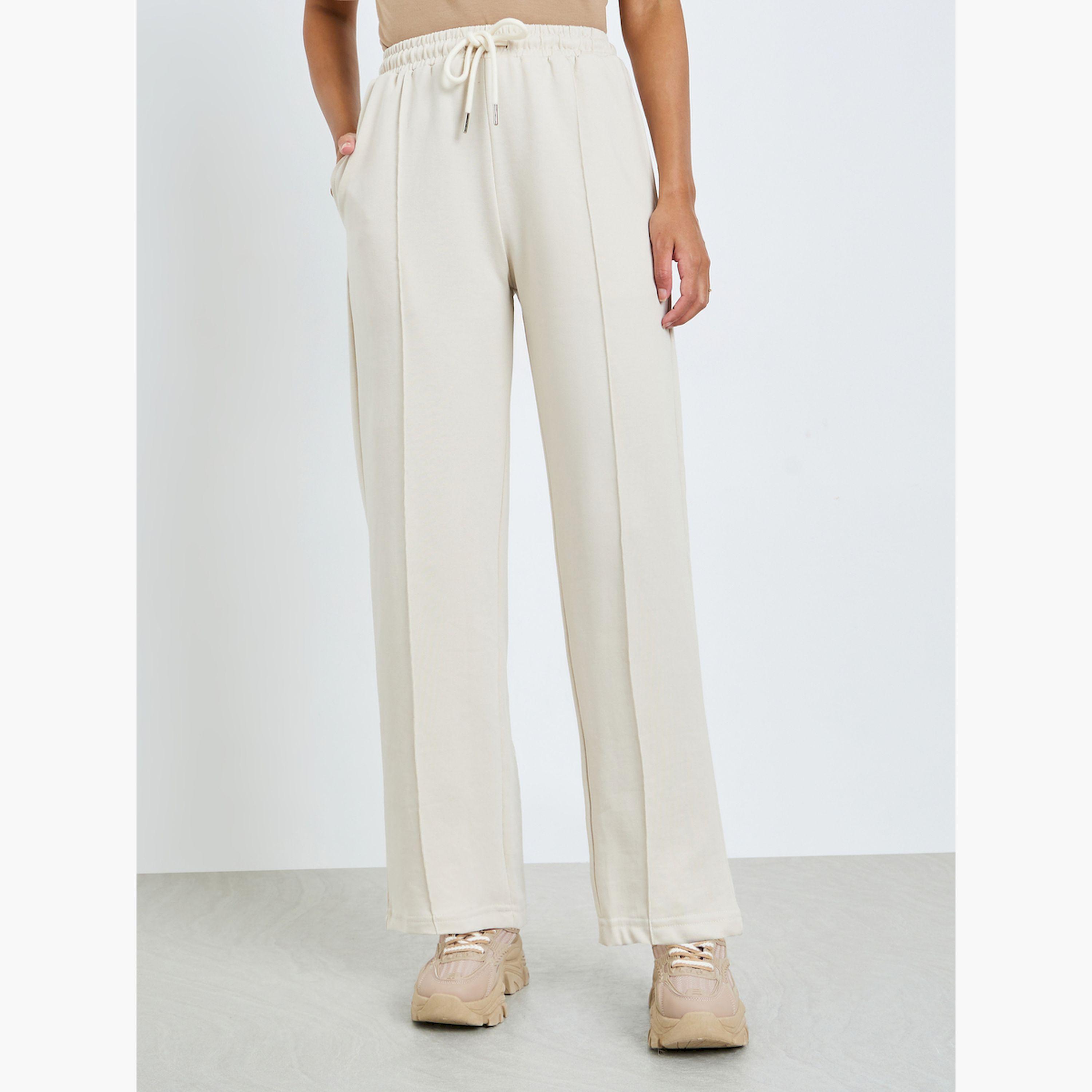 جوغر محبوك برباط خصر-women-clothing-bottoms-joggers-image-1