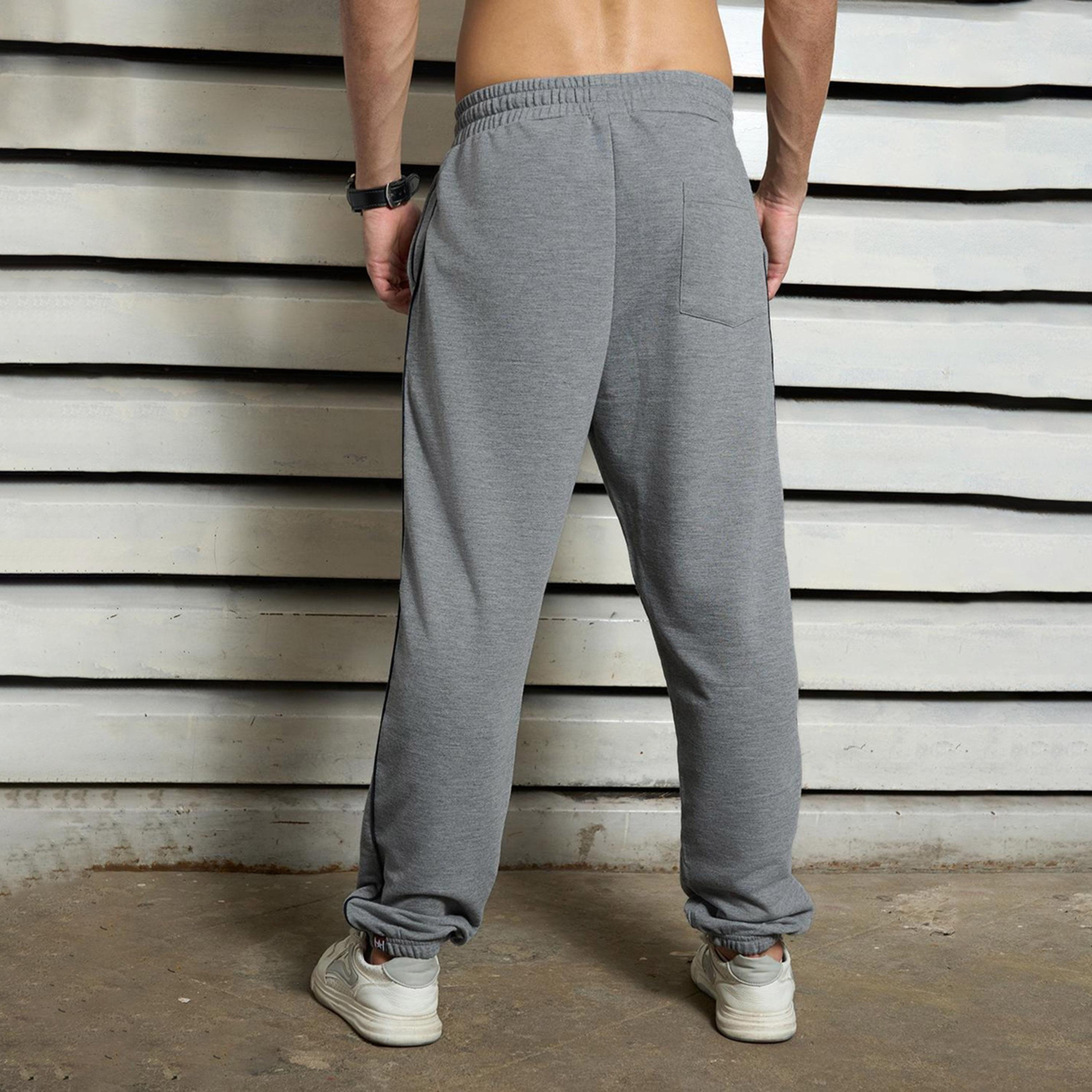 High Star X Styli Men Gray Trousers-men-clothing-bottoms-joggers-image-4
