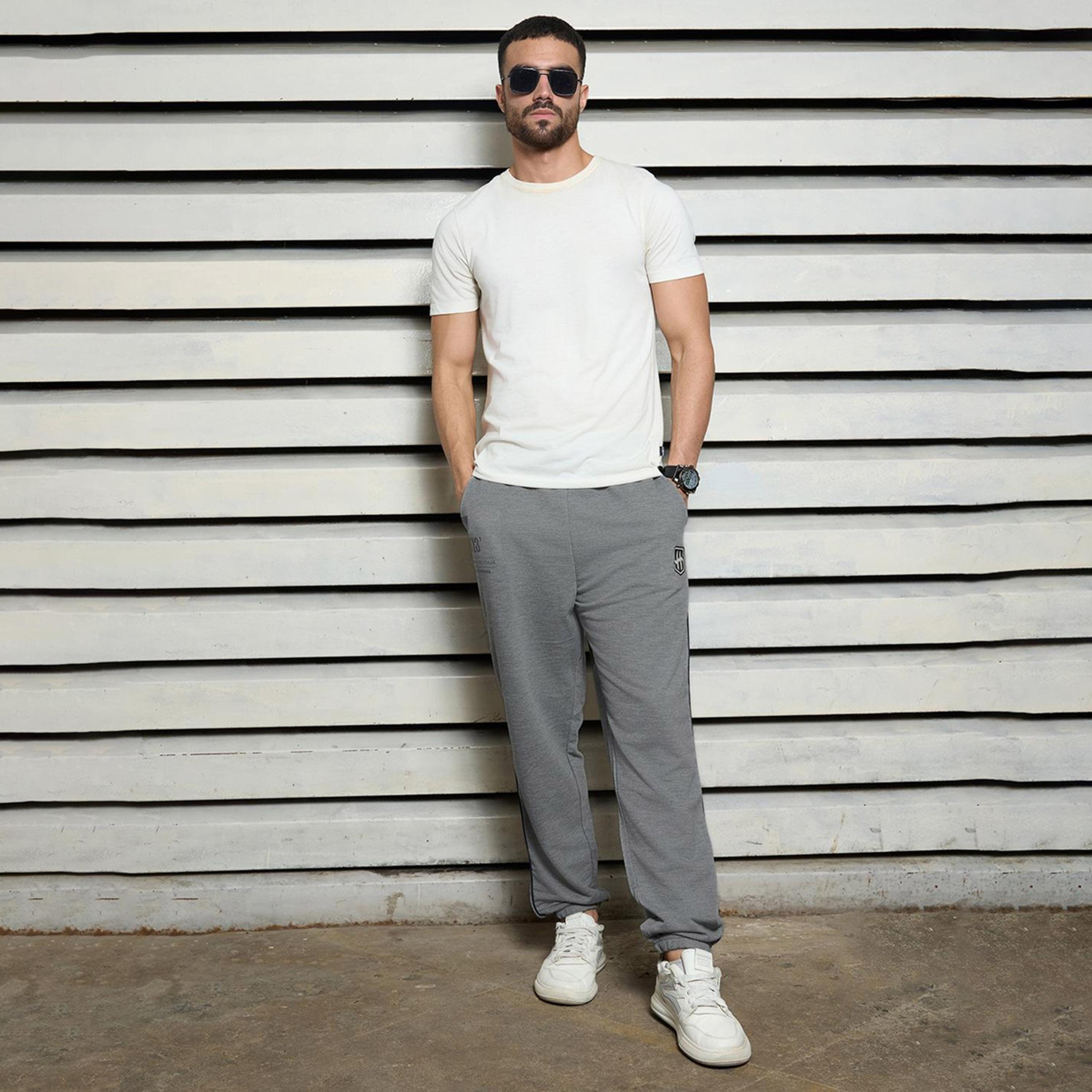 High Star X Styli Men Gray Trousers-men-clothing-bottoms-joggers-image-6