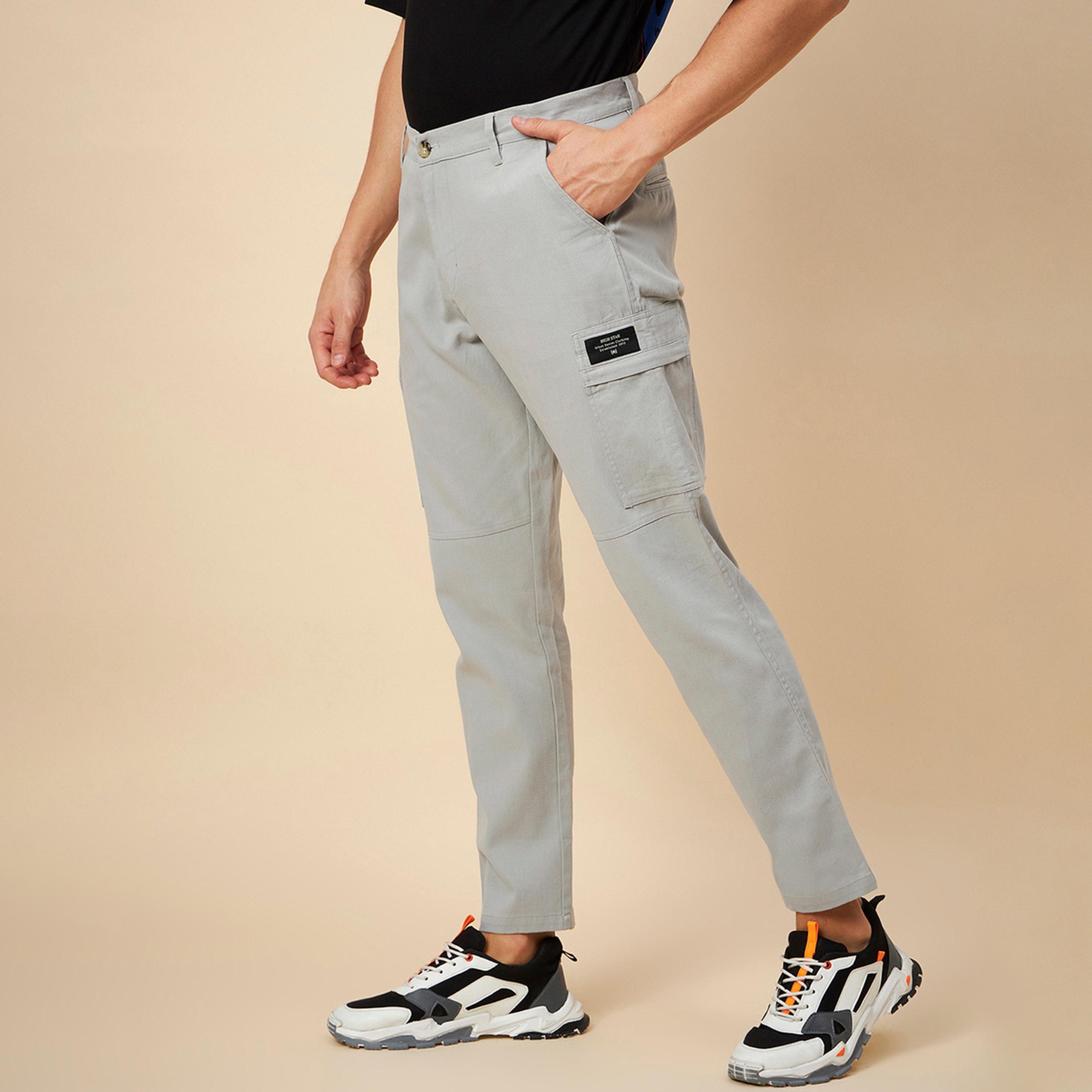 High Star X Styli High Rise Regular Fit Trousers with Pockets-men-clothing-bottoms-trousersandchinos-trousers-image-3