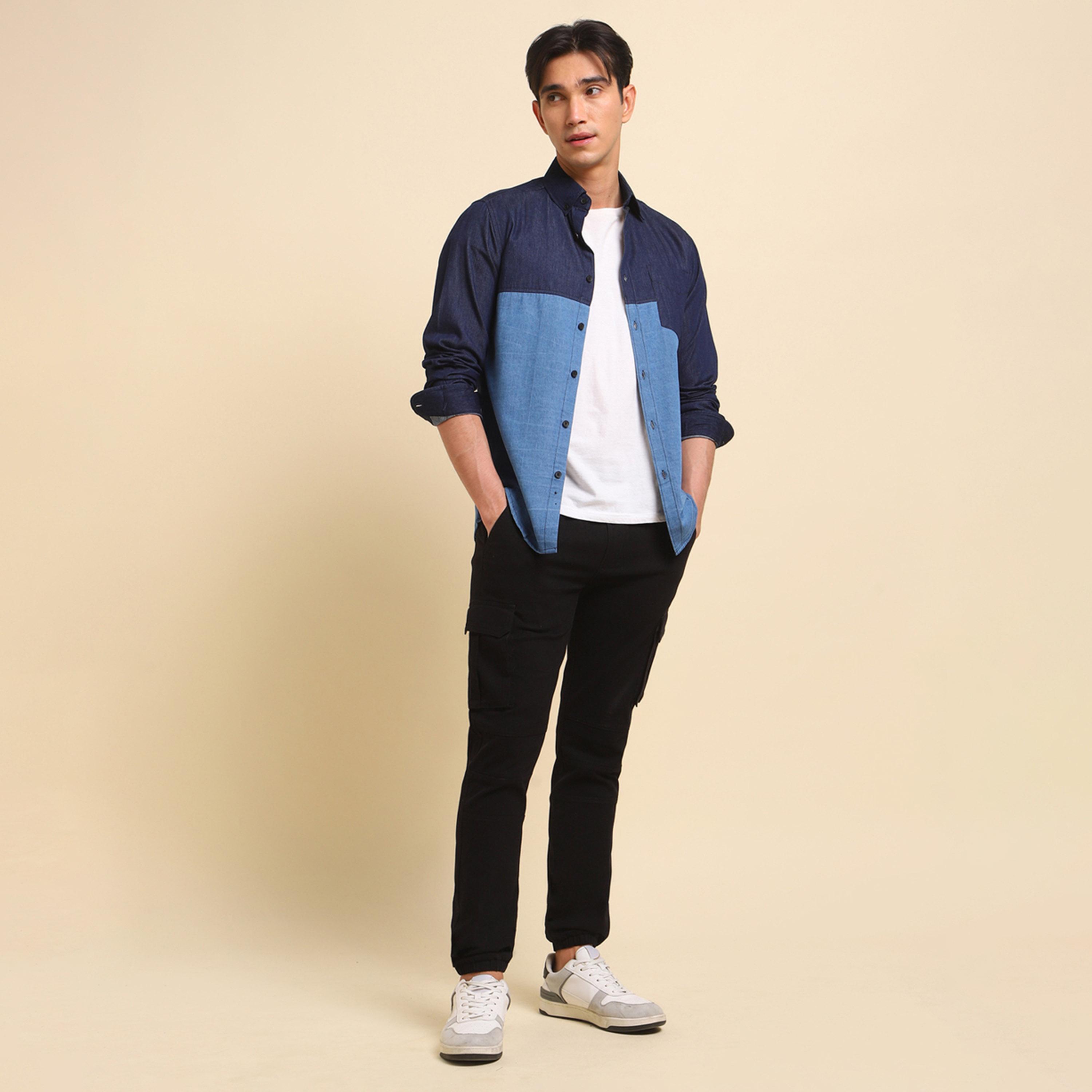 High Star X Styli High Rise Regular Fit Trousers with Pockets-men-clothing-bottoms-trousersandchinos-trousers-image-6