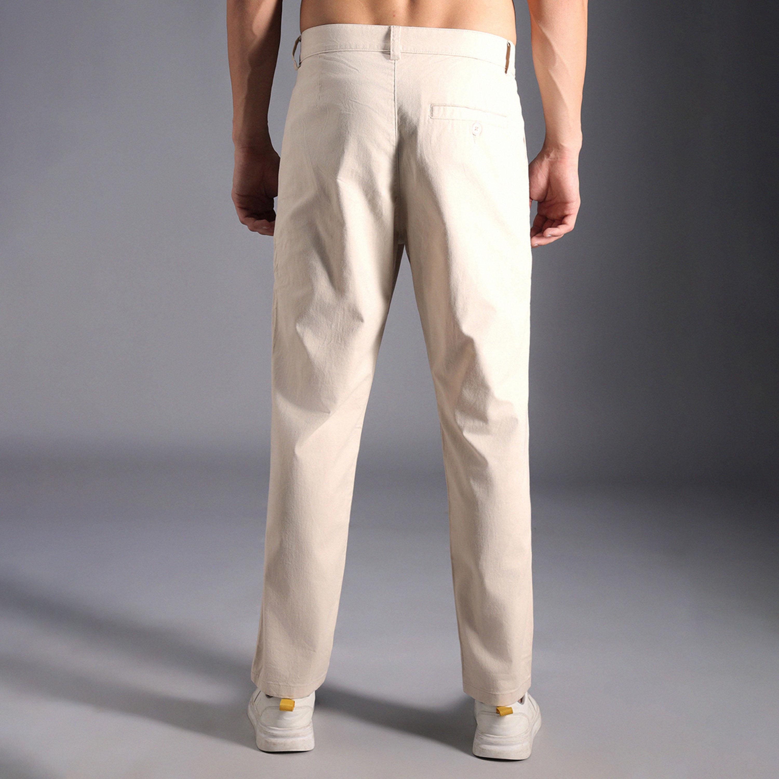 High Star X Styli Men Beige Trousers-men-clothing-bottoms-trousersandchinos-trousers-image-2