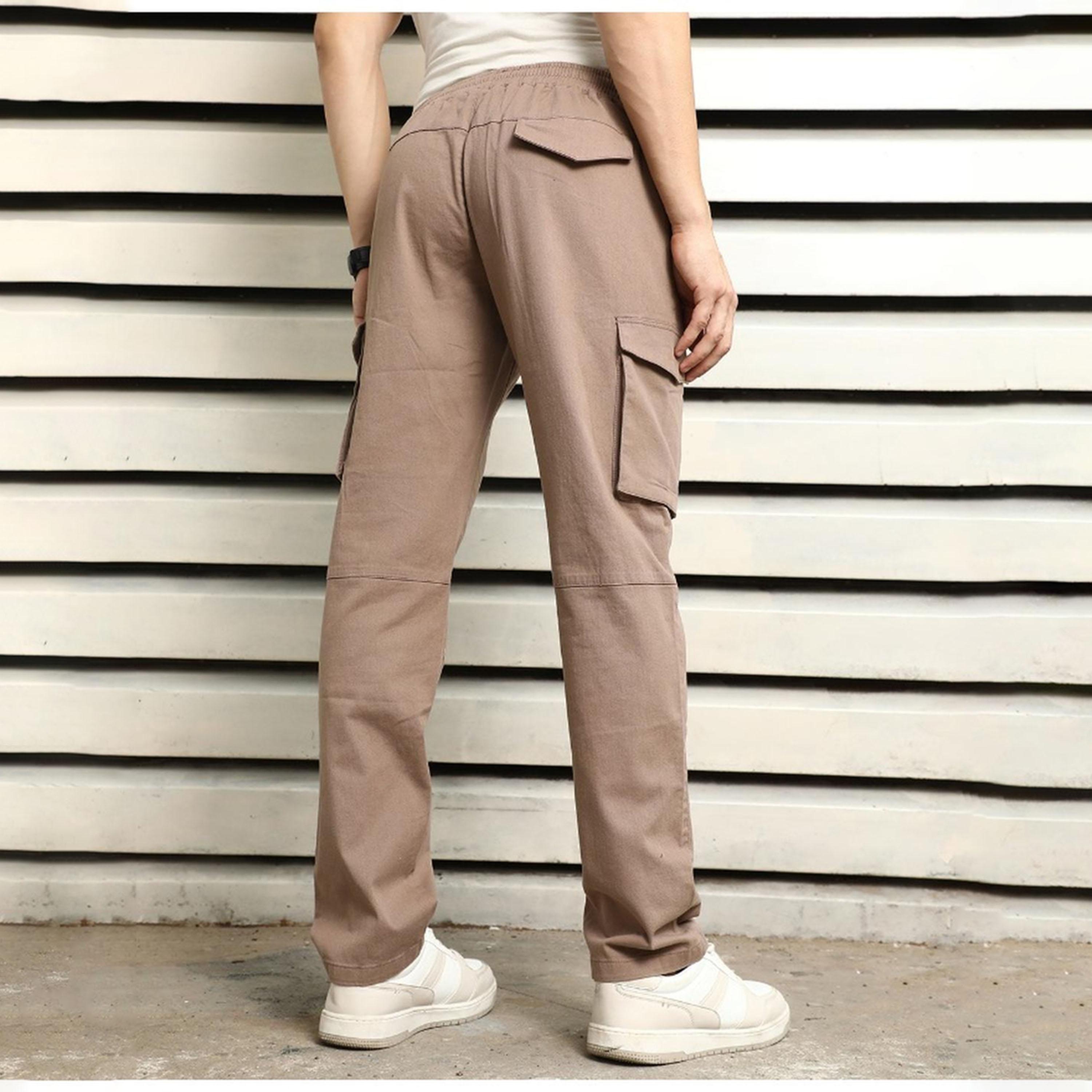 High Star X Styli Men Brown Trousers-men-clothing-bottoms-trousersandchinos-trousers-image-2