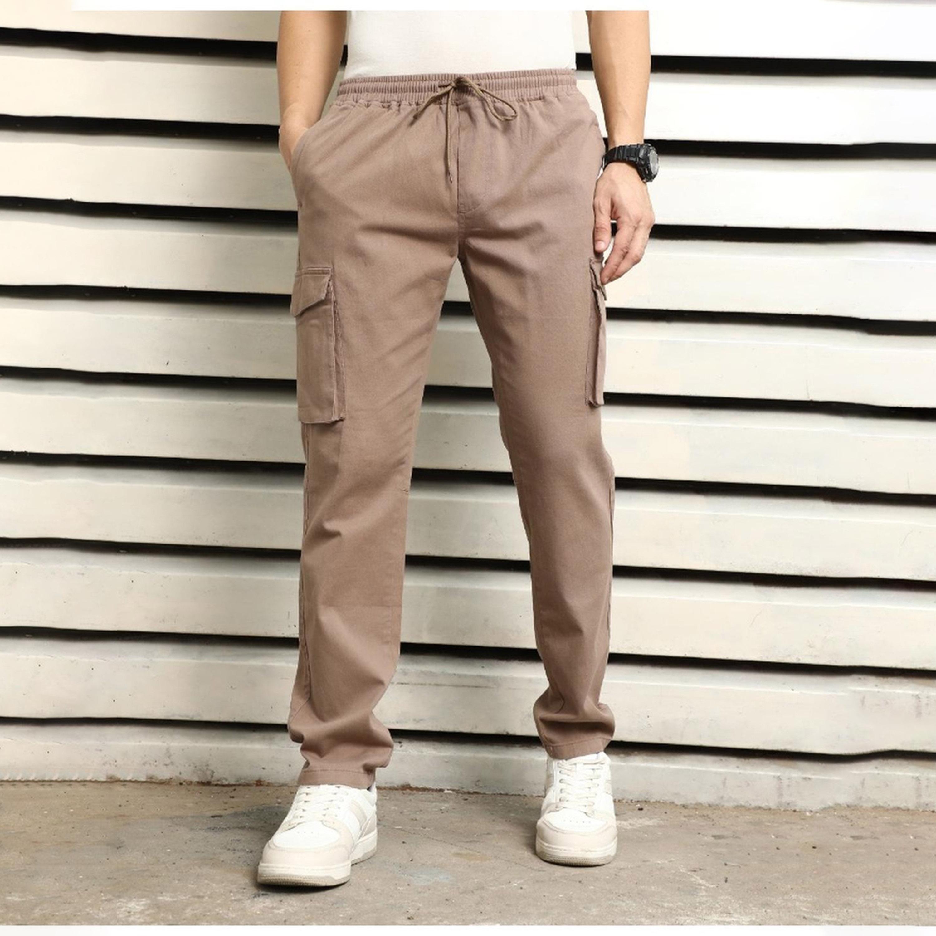 High Star X Styli Men Brown Trousers-men-clothing-bottoms-trousersandchinos-trousers-image-5