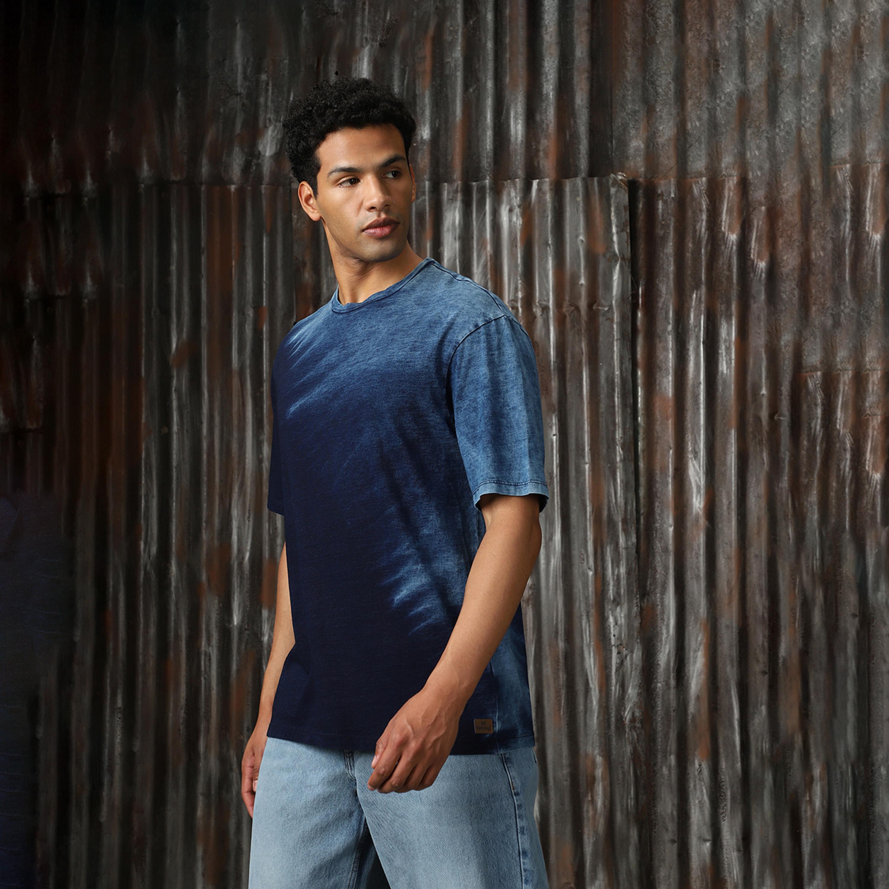 High Star X Styli Men Dark blue T-shirts-men-clothing-tshirtsandpolos-tshirts-image-2