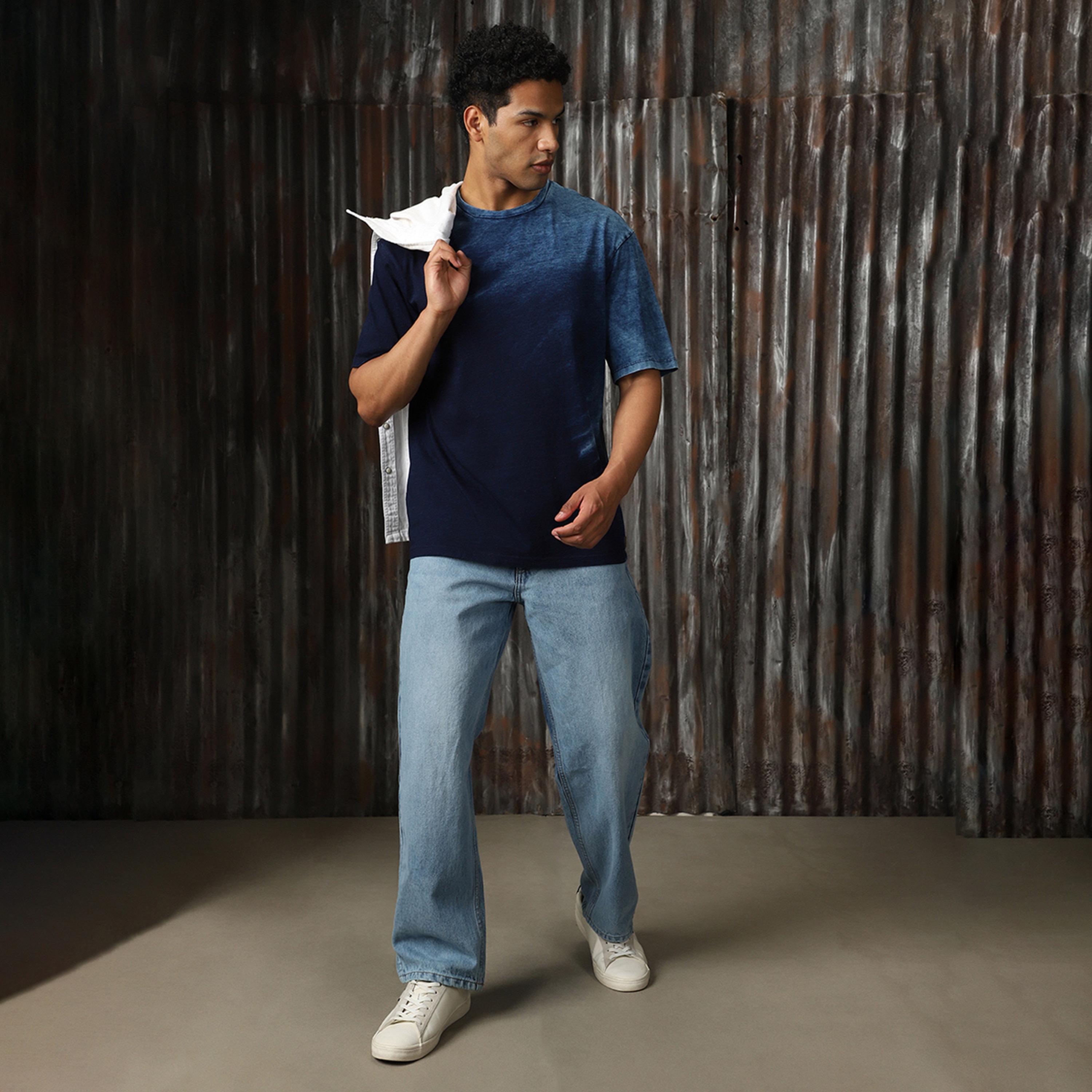 High Star X Styli Men Dark blue T-shirts-men-clothing-tshirtsandpolos-tshirts-image-5